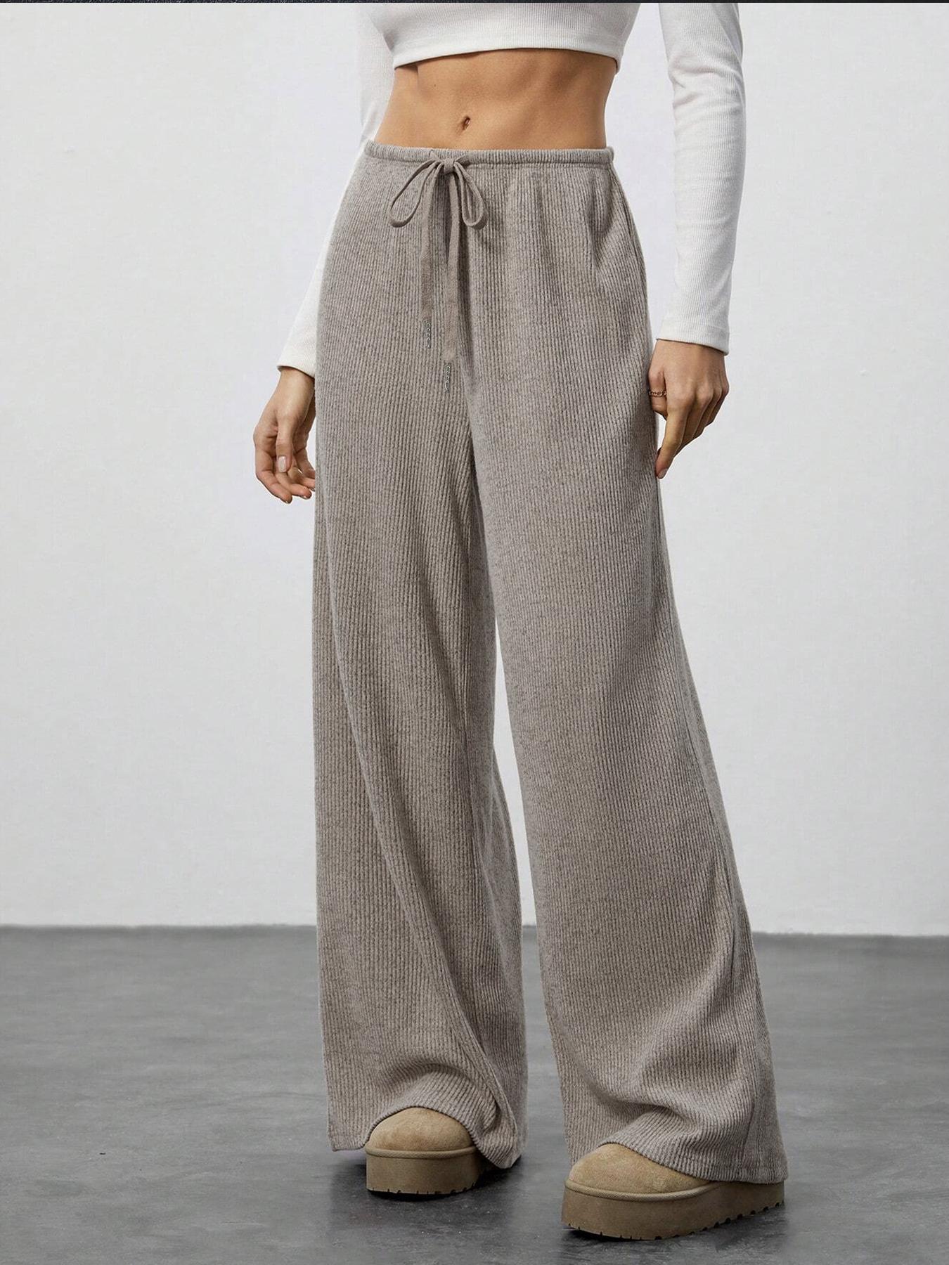 High Waist Comfortable Wide Leg Casual Jogging Pants, Versatile Athletic Trousers for Relaxed Fit, Ideal for Everyday Wear, Wide Leg Sweatpants
