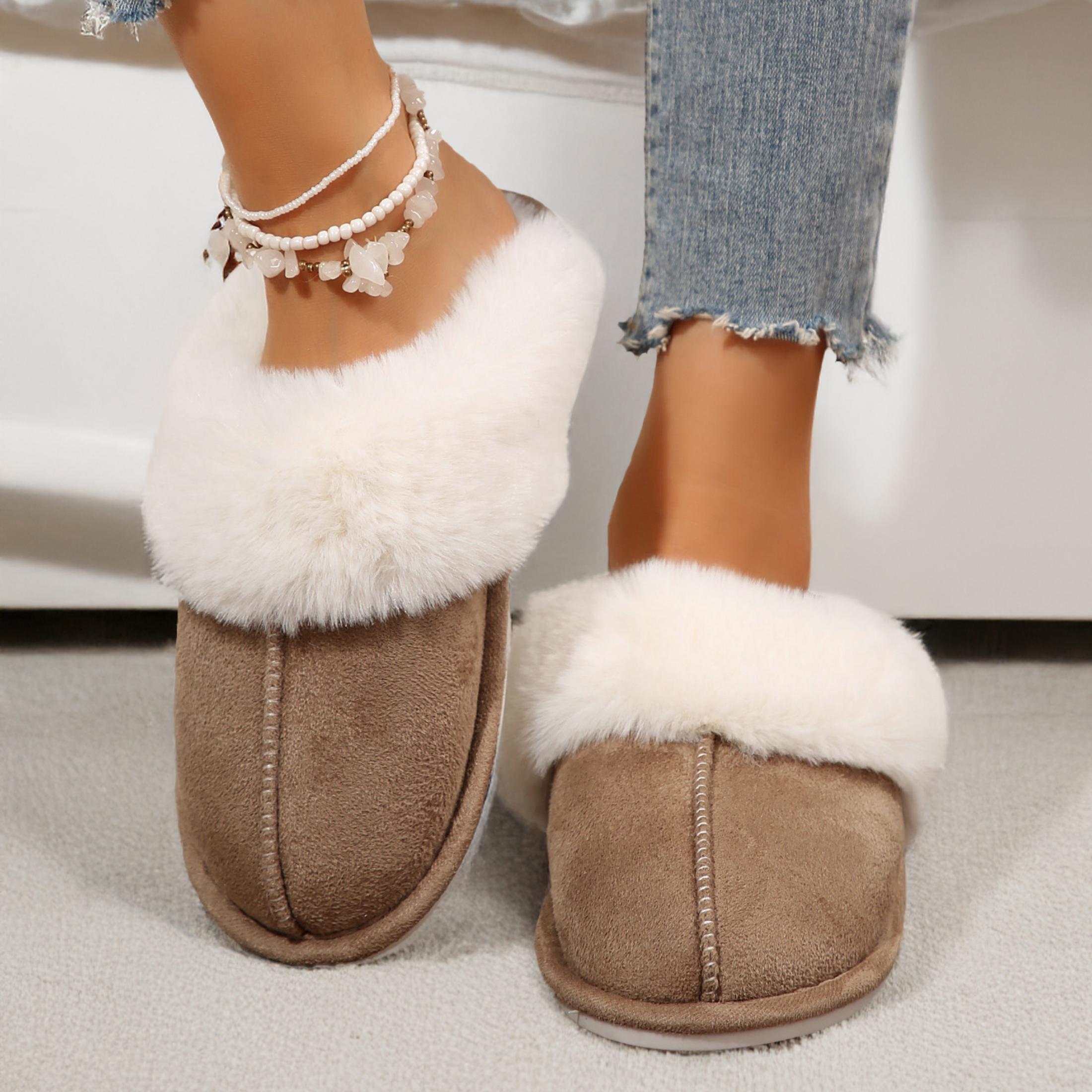 Women's Slippers Light Warm Slip-on Bedroom House Shoes Suede Cozy Plush Breathable Indoor Outdoor Springfresh Women's Slippers Light Warm Slip-on Bedroom House Shoes Suede Cozy Plush Breathable Indoor Outdoor Springfresh