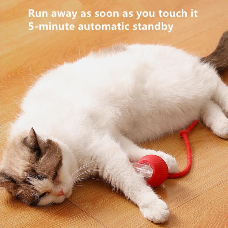 Automatic Cat Toy Ball Self-Entertainment Smart Interactive Kitten Wand, Energy Consuming Electric Dog Ball, Automatic Rolling Ball, Fun Pet Toys for Cats and Dogs Automatic Cat Toy Ball Self-Entertainment Smart Interactive Kitten Wand, Energy Consuming Electric Dog Ball, Automatic Rolling Ball, Fun Pet Toys for Cats and Dogs
