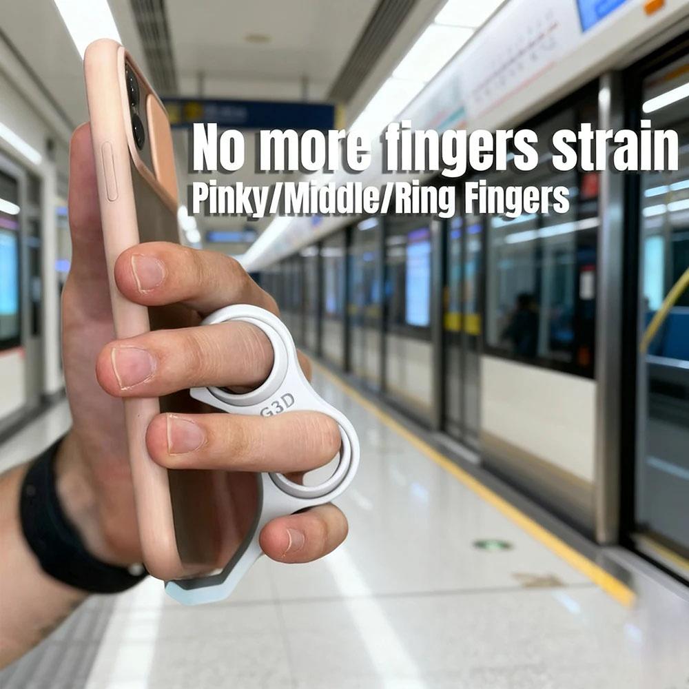 The innovative multi-functional ergonomic phone holder accessory integrates an all-in-one stand, which can be used together and is suitable for various scenarios as a phone holder.