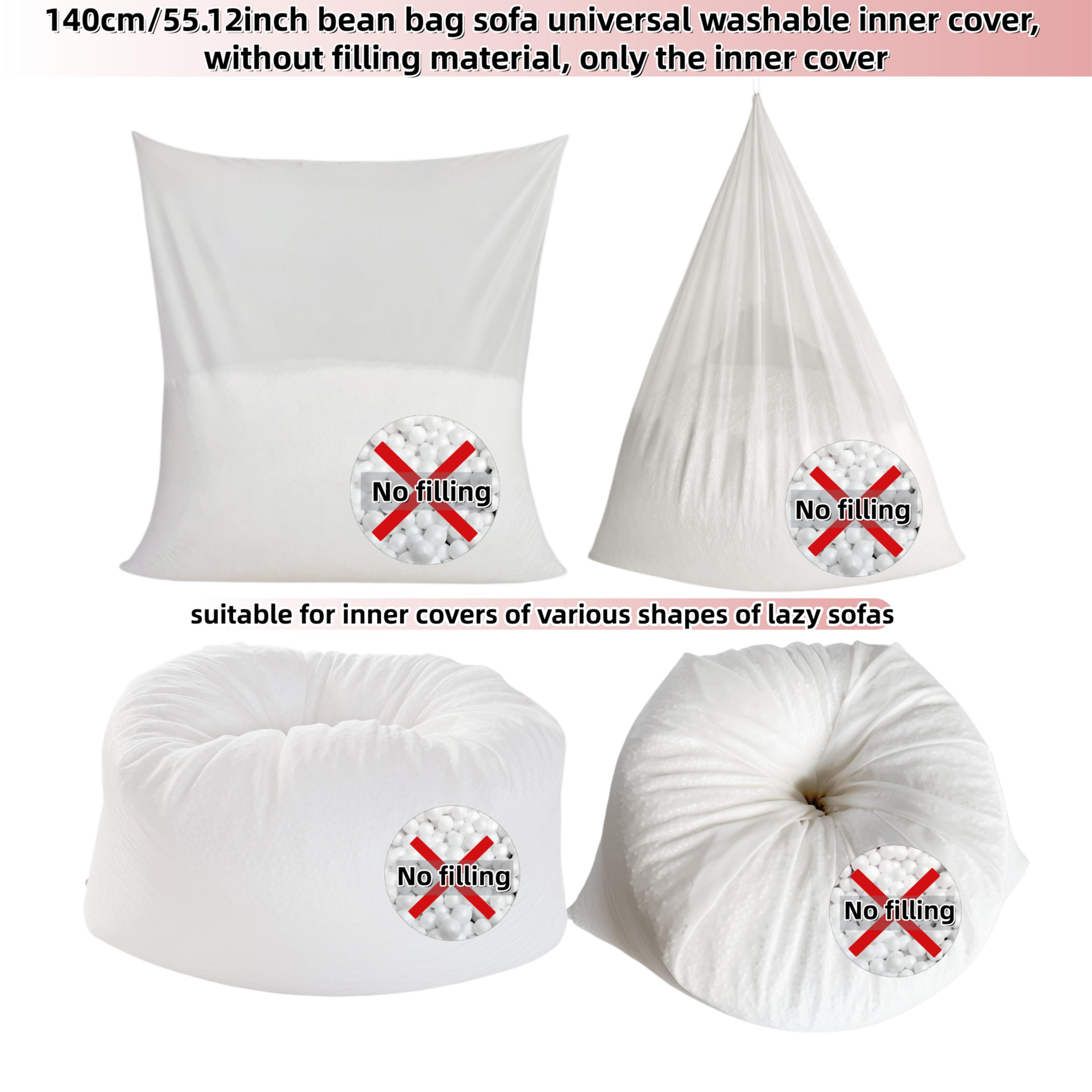 150cm Washable Bean Bag Sofa Inner Cover, Universal Fit for Various Shapes, No Filling Material Included, Ideal for Lazy Couches