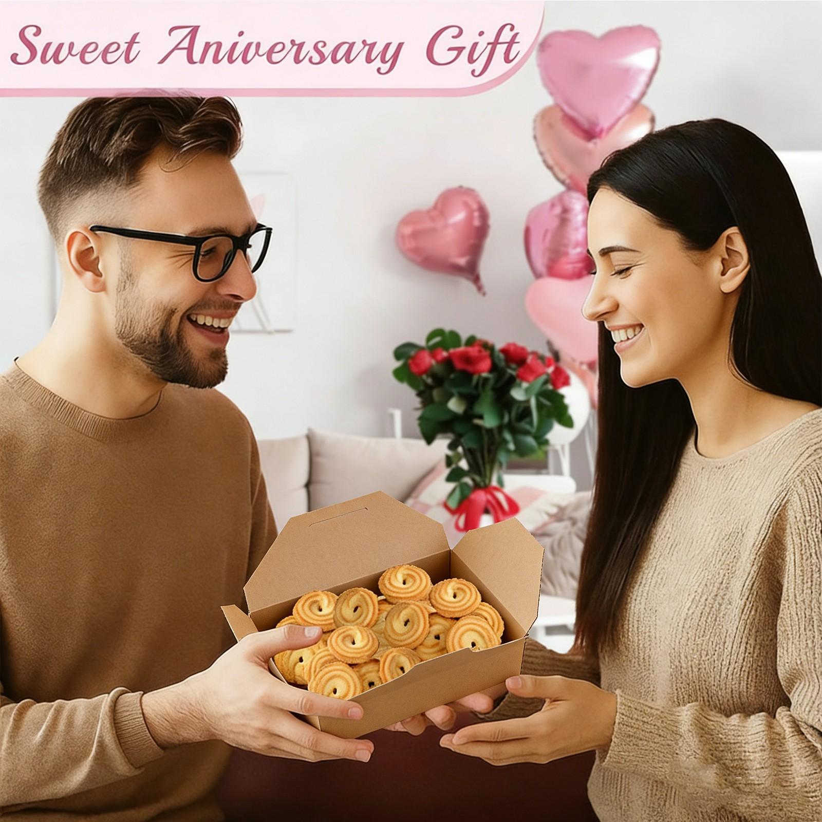 Gift Boxes 7.6'x4.92'x1.6' Bridesmaid Proposal Box for Wedding, Packaging, Present, Birthday, Cupcake Boxes