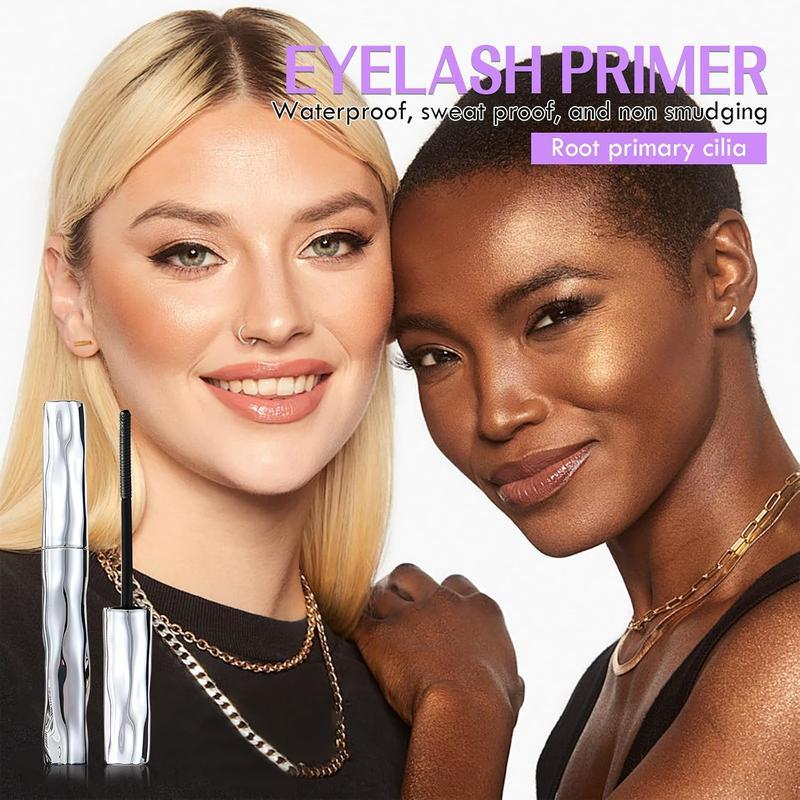 Eyelash Primer, Tubular Eyelash Primer, WaterproofLongCurling Mascara,Natural And Non-Smudged,ThreadedLong-Lasting CurlingMascara
