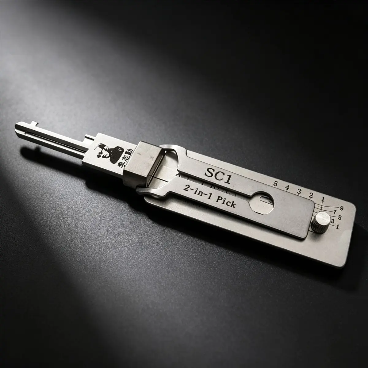 Precision Stainless‑Steel SC1 Measuring Gauge, Graduated Hardware Inspection Tool, Positioning Ruler, 2‑in‑1 Multi‑Functional Debugging Measuring Tool