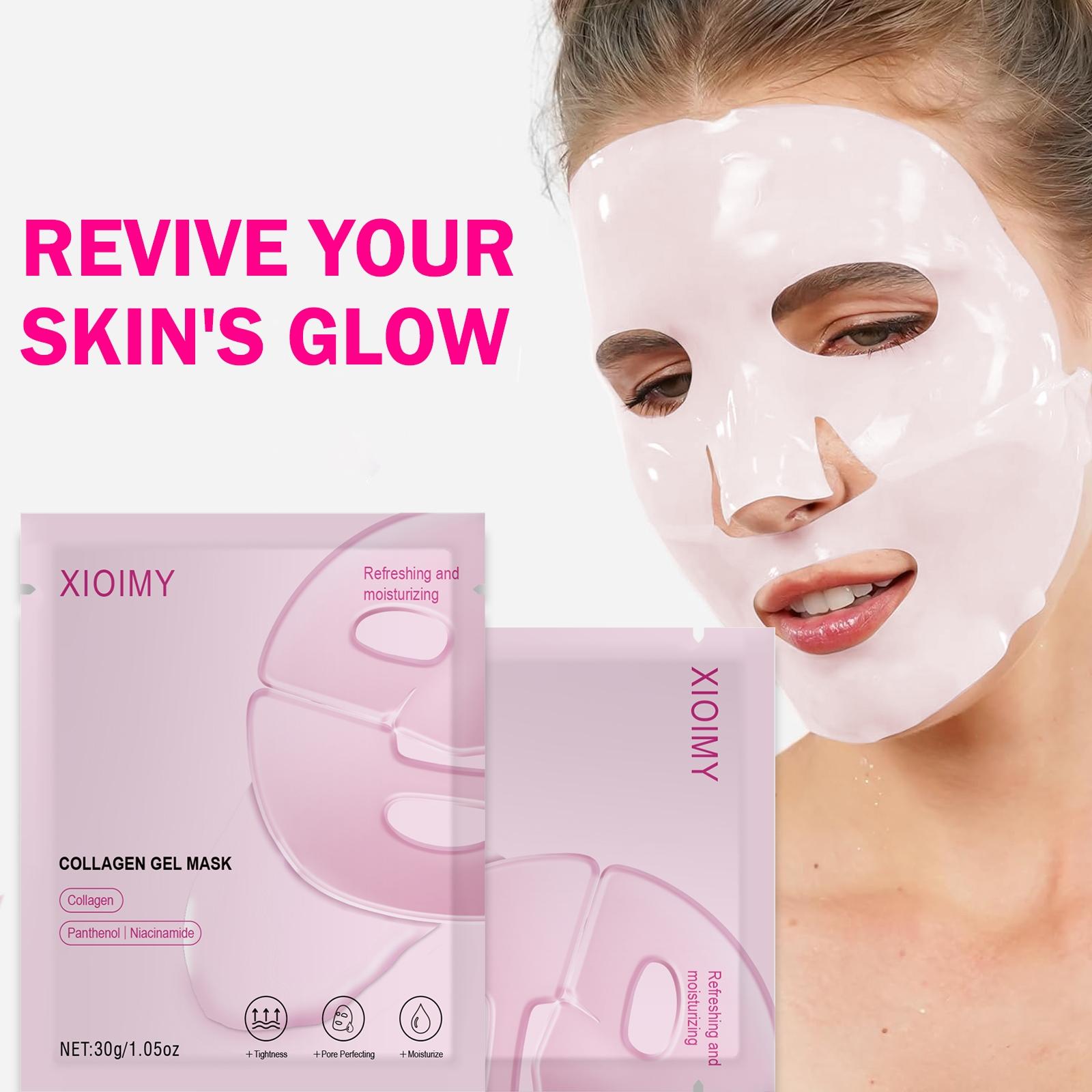 Collagen Mask Set with Niacinamide & Retinol, 10 pcs Deep Hydration Anti-Dryness Hydrating Face Care, Suitable for Smooth, Bright, Supple Skin #GLOBAL PICKS