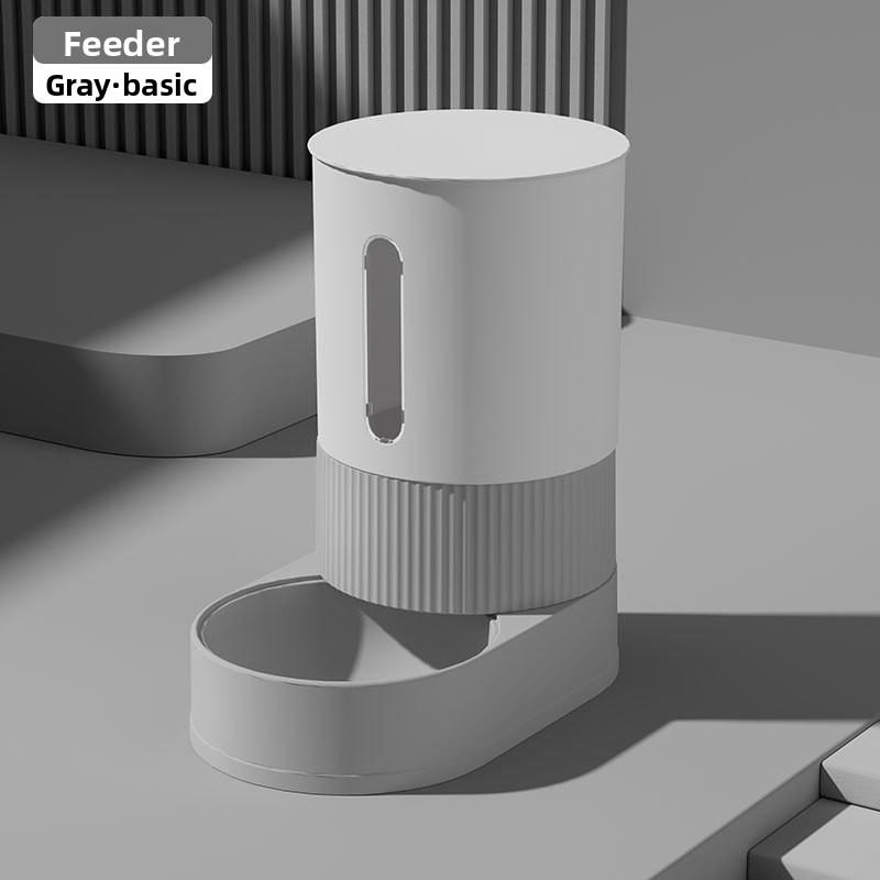 Automatic Pet Feeder Water Dispenser Bowl, Dog Cat Drinking Fountain, Dual Function Food Waterer, Easy Clean, Durable Design