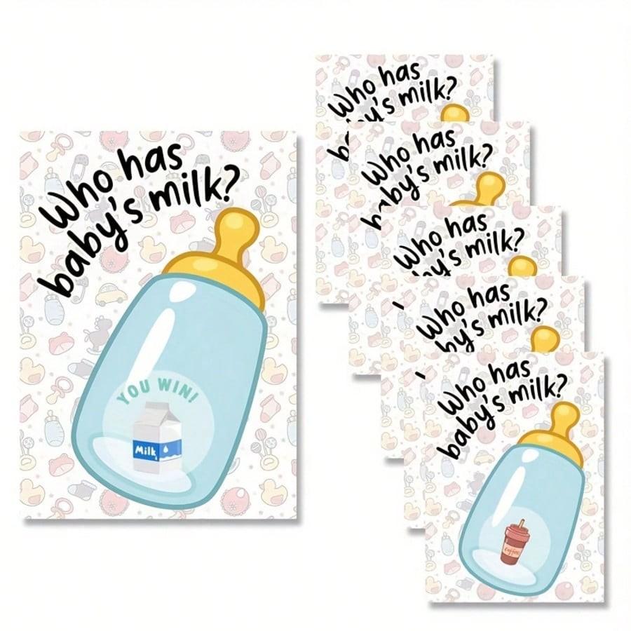 40 Scratch-Off Cards Baby Shower Game, Blue Color, Fun Prize Game for Guests, Interactive Creative Party Activity, Perfect for Celebrations