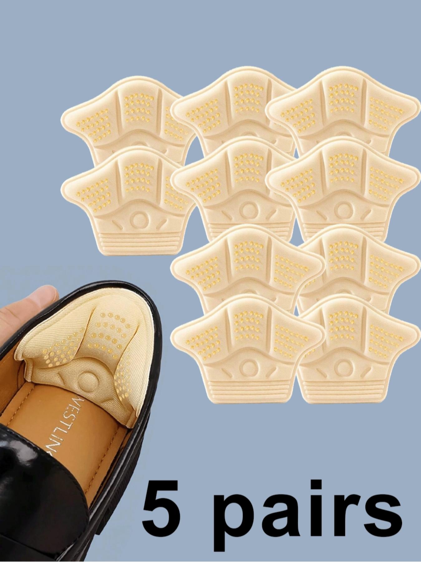 5 Double self-adhesive thickened seaweed shoes, anti-friction after slipping, flexible shoes. Black/rice color movement protects the shoes, rests the shoes. Protective backrest, anti-slip cover, closure option, clear design. Shoes, spring/summer selection