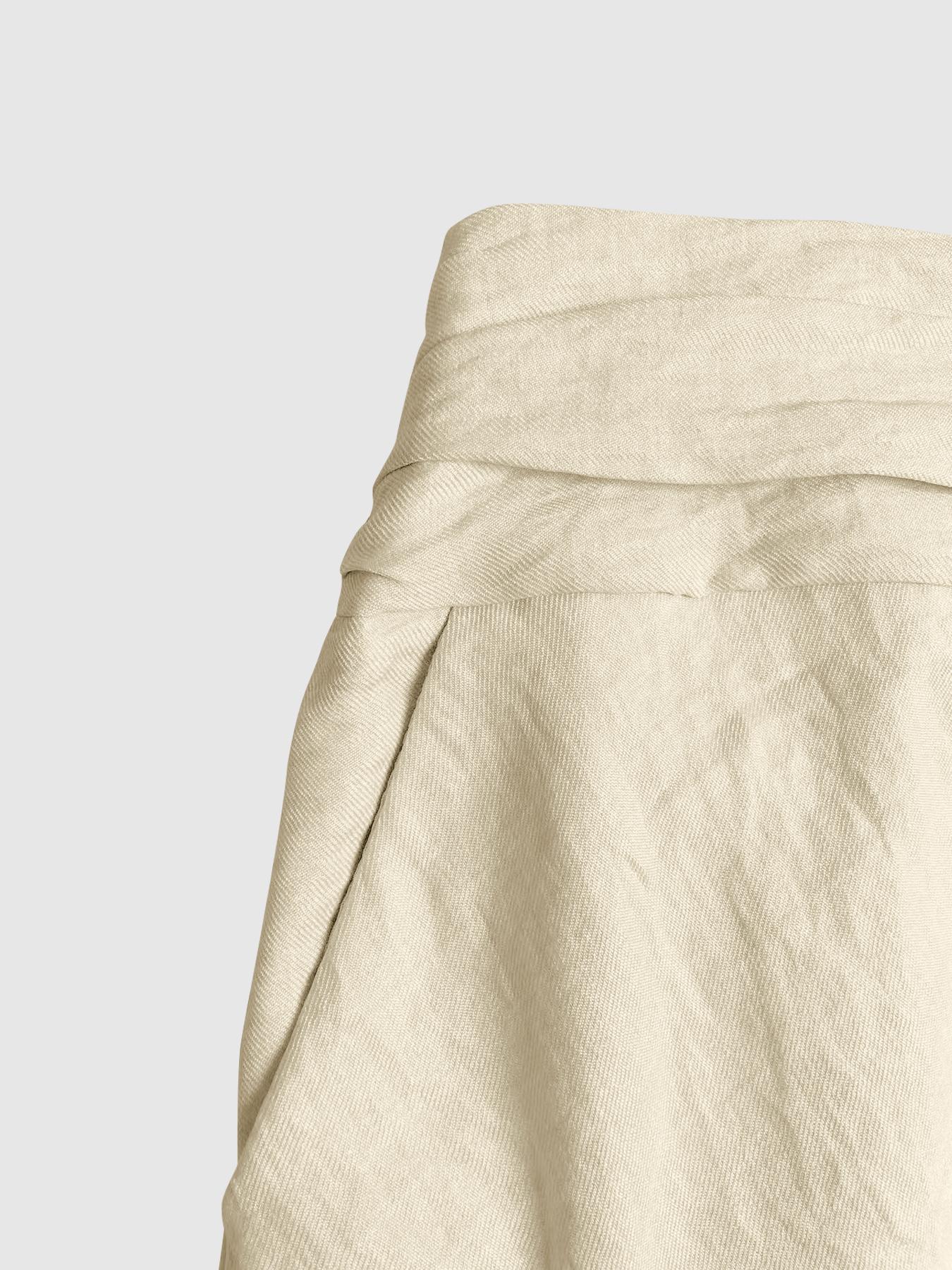 Women's Stylish Loose-Fitting Casual Two-Piece Set, Spring & Fall Comfortable Long Skirt with Waist Definition and Pocket one pocket..