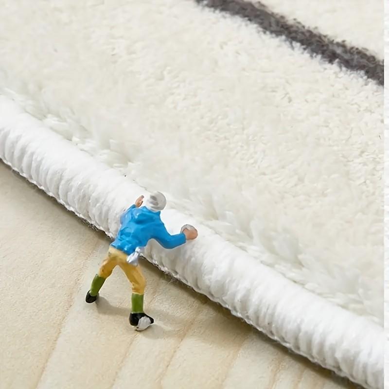 Nordic Style Long Runner Rug, Easy Clean Hallway Kitchen Mat, Soft Comfortable Bedroom Bedside Carpet, Ideal for Laundry Room Home Decor