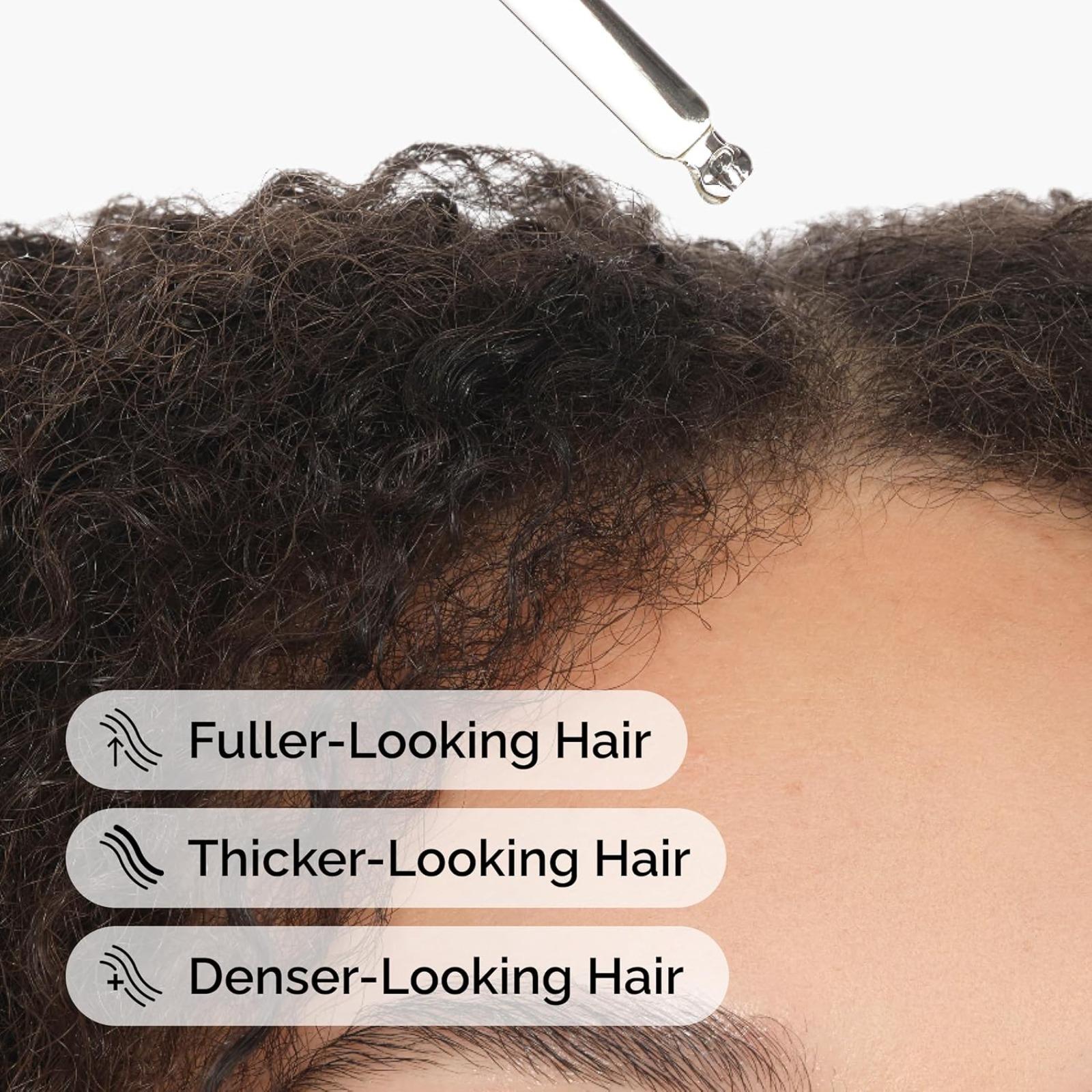 Multi-Peptide Serum for Hair Density, Peptide-Powered Formula for Thicker, Fuller Looking Hair