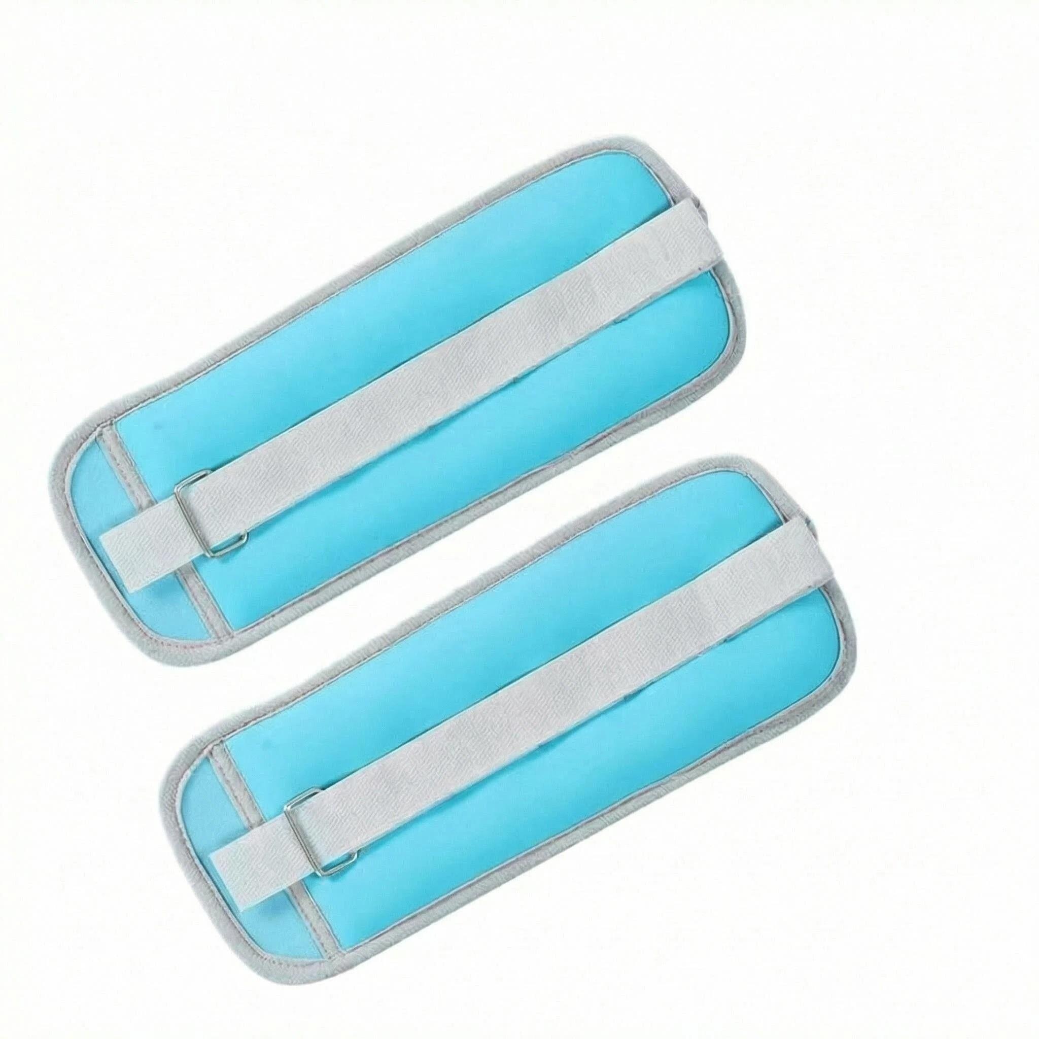 2-Pack Adjustable Ankle/wrist Weights Set, 0.5kg Iron Sandbags, Best Training Equipment for Fitness, Running, Aerobics, Multifunctional Workout Gear