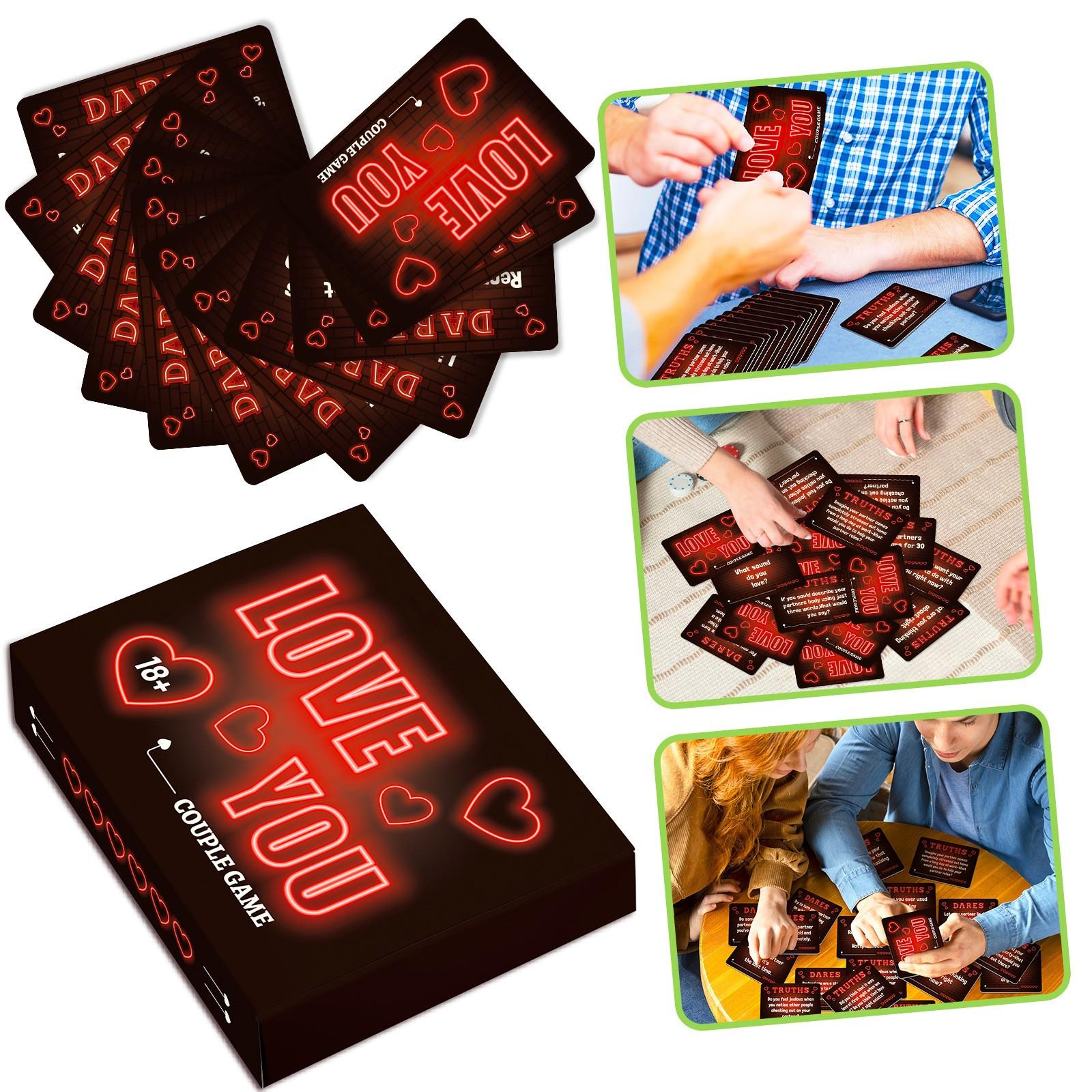 Love You Couple Interaction Card Game, Truth or Dare, Intimate Task Challenges, Role Play, Date Night, Anniversary, Fun Couple Activities