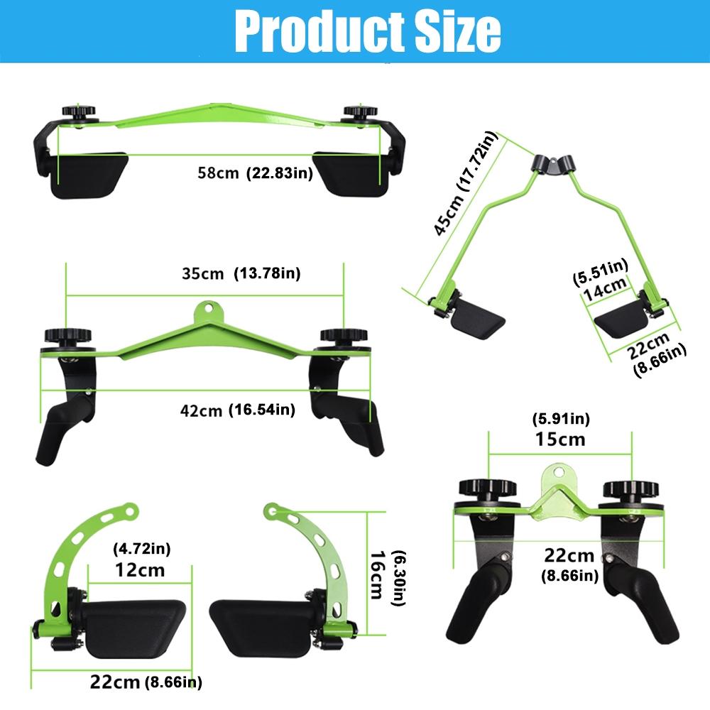 KORIKAHM Adjustable Lat Pull down Bar, Cable Machine Attachments for Gym, Home Gym Fitness T-bar Row Pulldown Attachments, Lat Pull Down Machine Wide Grip Neutral Grip Handle, Home Workout Equipment, Gym Accessories