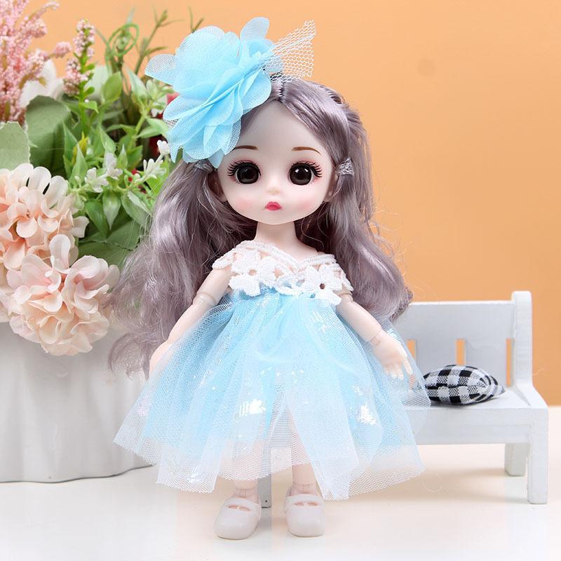 Changeable Doll Princess Gift Set, 17cm Doll Toy, Perfect Birthday Present, Ideal Holiday Gift, Kids' Favorite Plaything