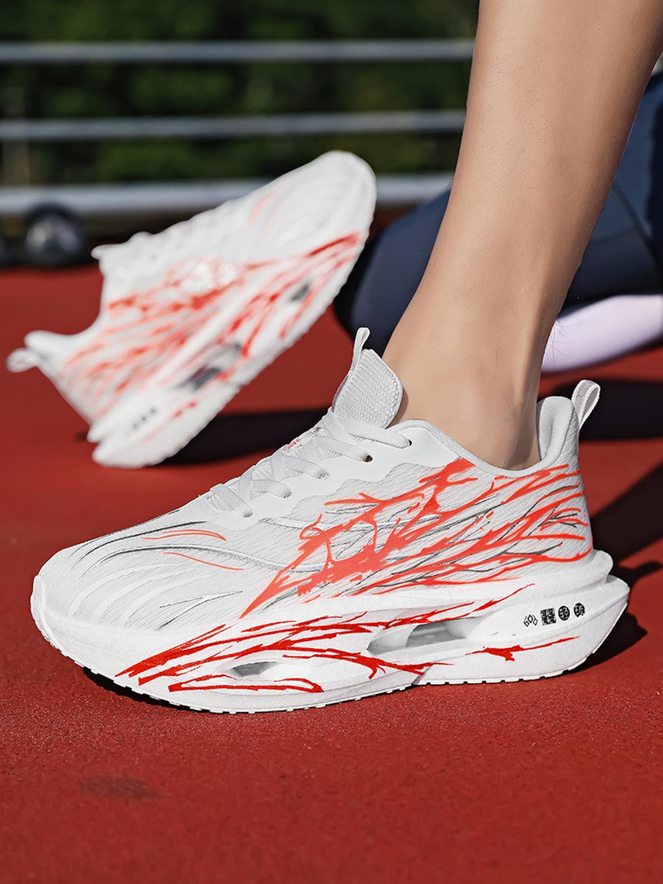 Unisex Breathable Mesh Running Shoes: Supportive Wrap Design, Sporty & Outdoor Training Shoes