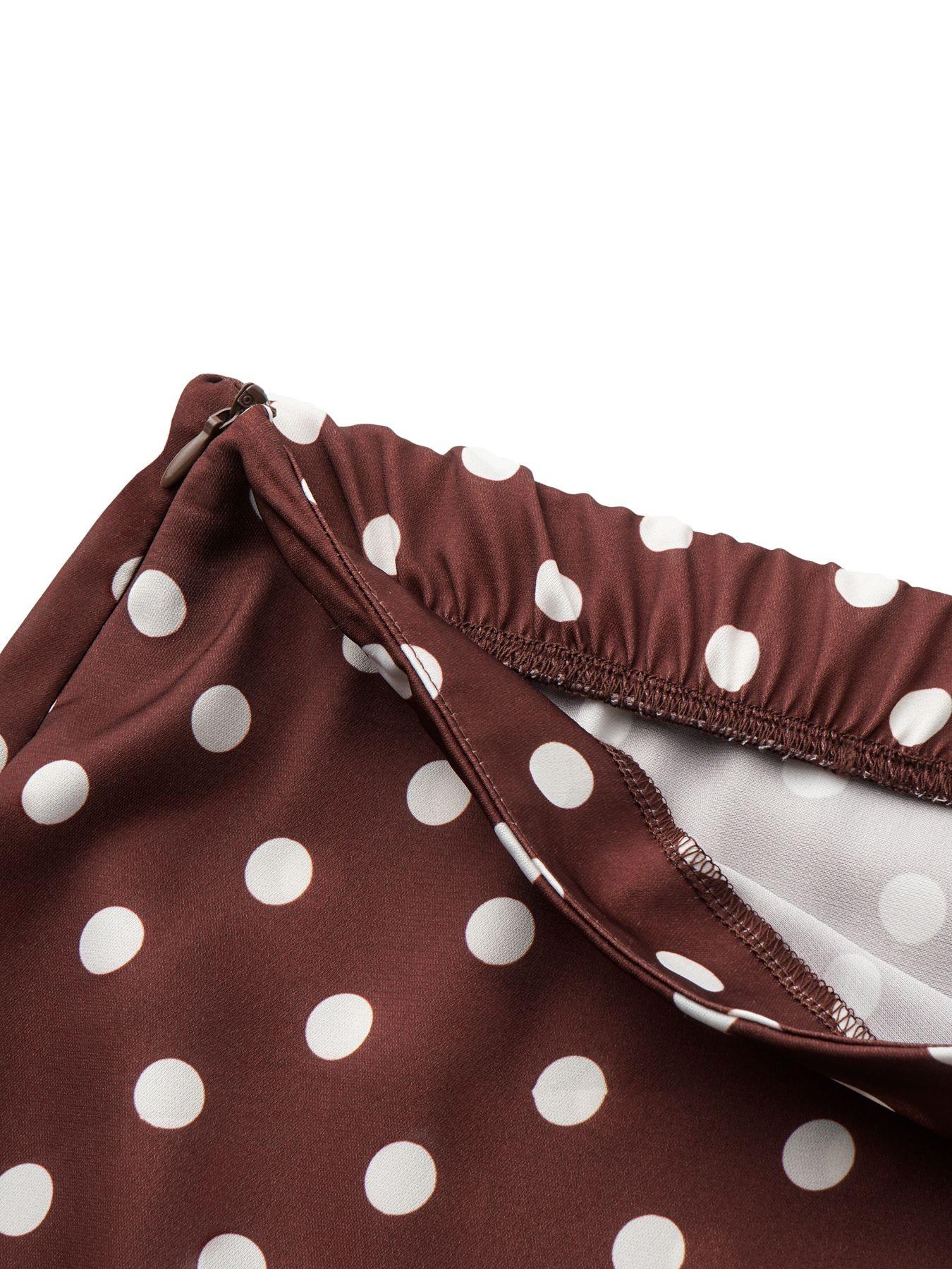 Women's 2026 Summer Satin Floral Polka Dot Maxi Wide Leg High Waist Light Midi Skirt, Suitable for Everyday Travel and Summer Outings, Womenswear