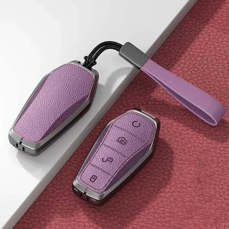 Metal Car Key Case Remote Cover Shell Holder Protector Fob For BYD ATTO 3 2 Song Pro Shark 6 Atto 1 8 Seal U Sealion 5 6 7 8