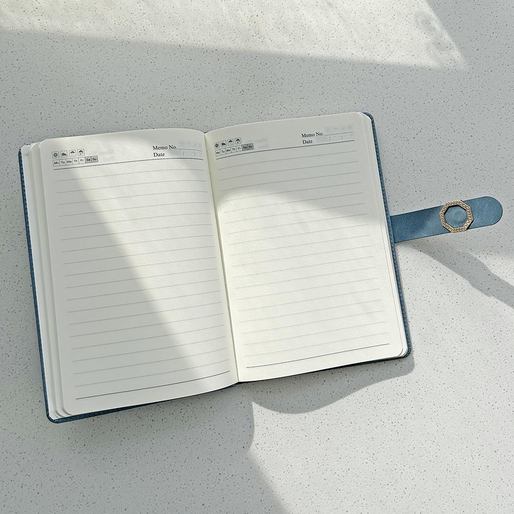 Chinsikol Notebook Journal Gift Set with Metal Signature Pen and Replacement Refills, Elegant Chrysanthemum Print, Perfect for Office and Study