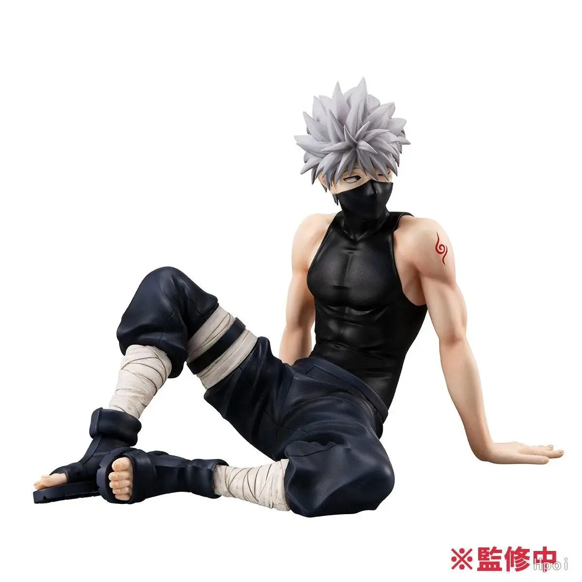 9cm Anime Shippuuden Hatake Kakashi Figure Sitting Posture Stars PVC Collection Model Ornaments Toys Birthday Gifts