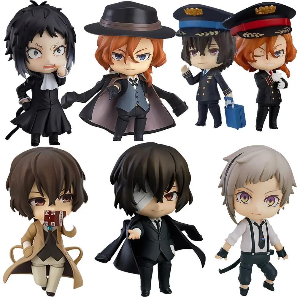 2026 Hot selling toys BSD Anime Figure Nakajima Atsushi Dazai Osamu Nakahara Chuuya Action Figure Akutagawa Ryunosuke Collectible Model Ornament Gifts Internet-famous toy