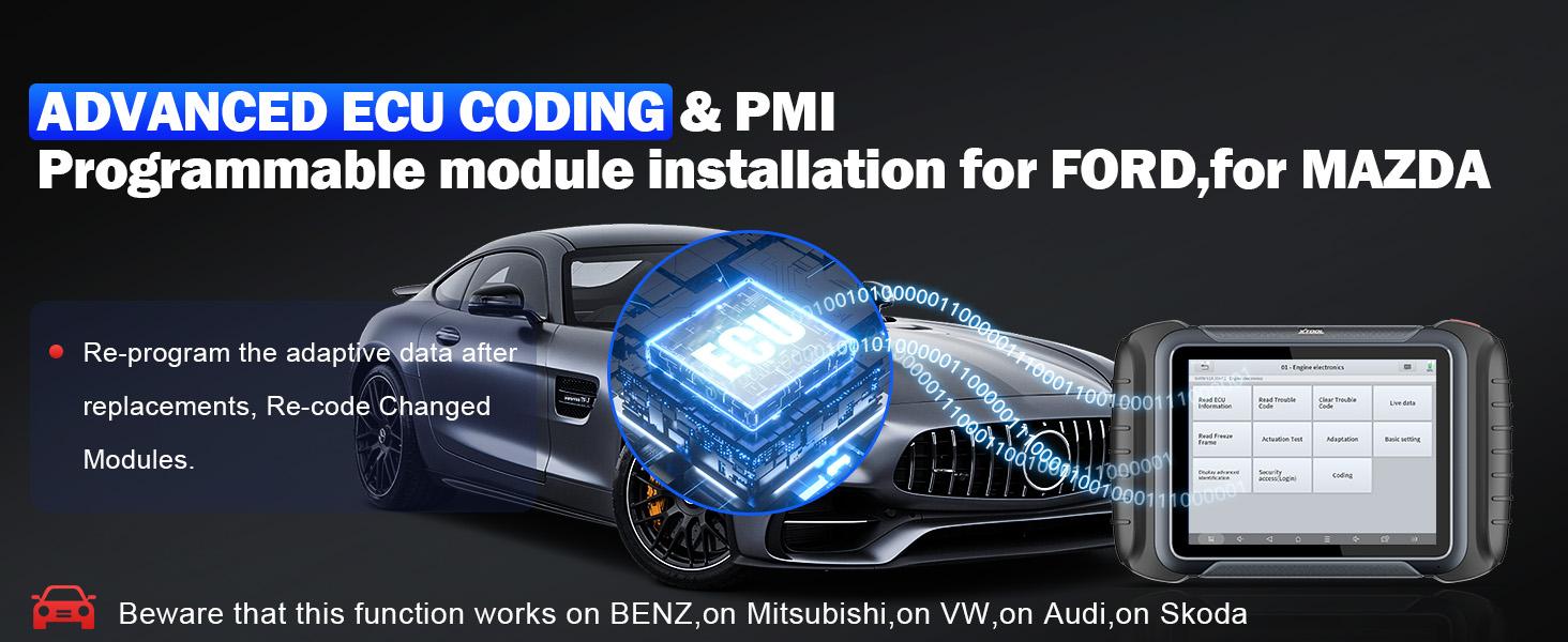 [Summervibes] XTOOL D8W Wireless Bidirectional Scan Tool, AI-Assisted OBD2 Scanner with Topology, 3-Year Updates, ECU C0ding, PMI, 42+ Resets, Full Diagnostic Scanner for Car, Crankshaft Relearn, FCA/CAN FD/DoIP