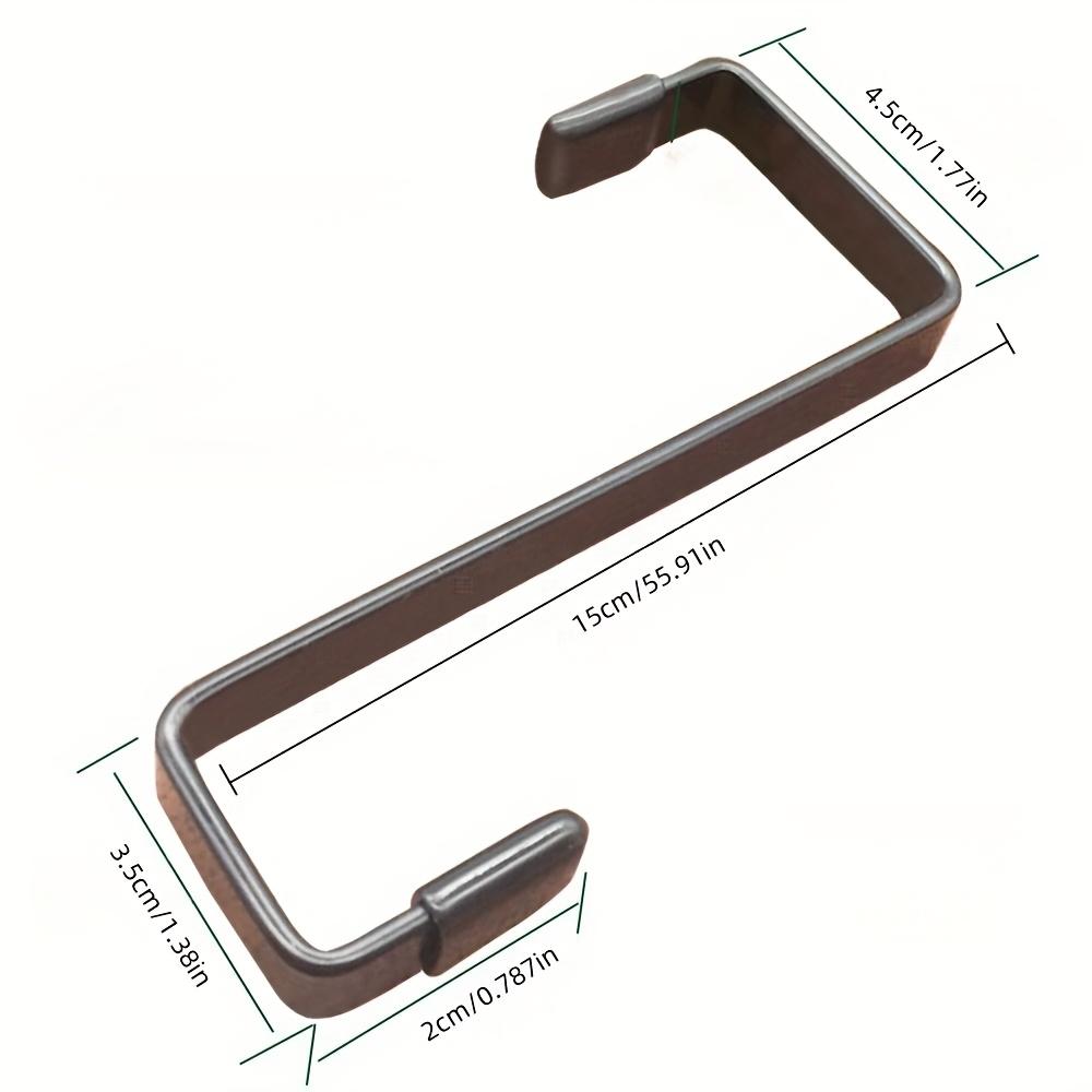 2pcs Door Hooks, Portable Multi-Functional Backpacks Hooks Without Drilling, Door Hanging Organizer, Suitable for Doors/Cabinets/Closets - Ideal for Hanging Headphones, Umbrellas, Bags, Keys, Snack Pouches, Clothes, and More