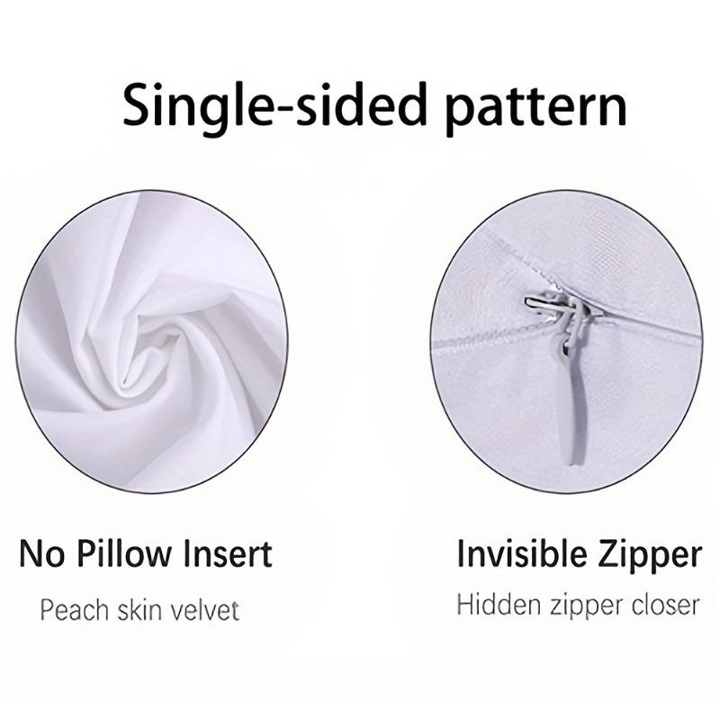 Football pillowcase, sofa cushion cover, double-sided printed decorative pillowcase, machine washable with zipper closure