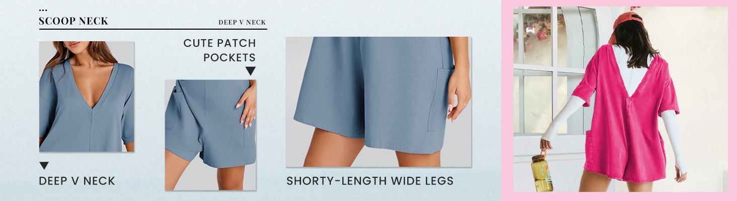 TAQCUX One Piece Rompers for Women Oversized T Shirt Romper Trendy Loose Jumpsuits Overalls tshirt TAQCUX One Piece Rompers for Women Oversized T Shirt Romper Trendy Loose Jumpsuits Overalls tshirt