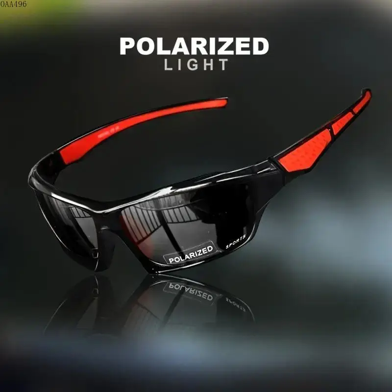 Unisex Polarized Sports Sunglasses 3-Pack - Oversized Wrap-Around Square Cat Eye, 3 Interchangeable UV400 UV Protection Lenses, Flexible TR90 Nylon Frame, Outdoor Fishing Eyewear for Men Women (DIY Bag Accessory)