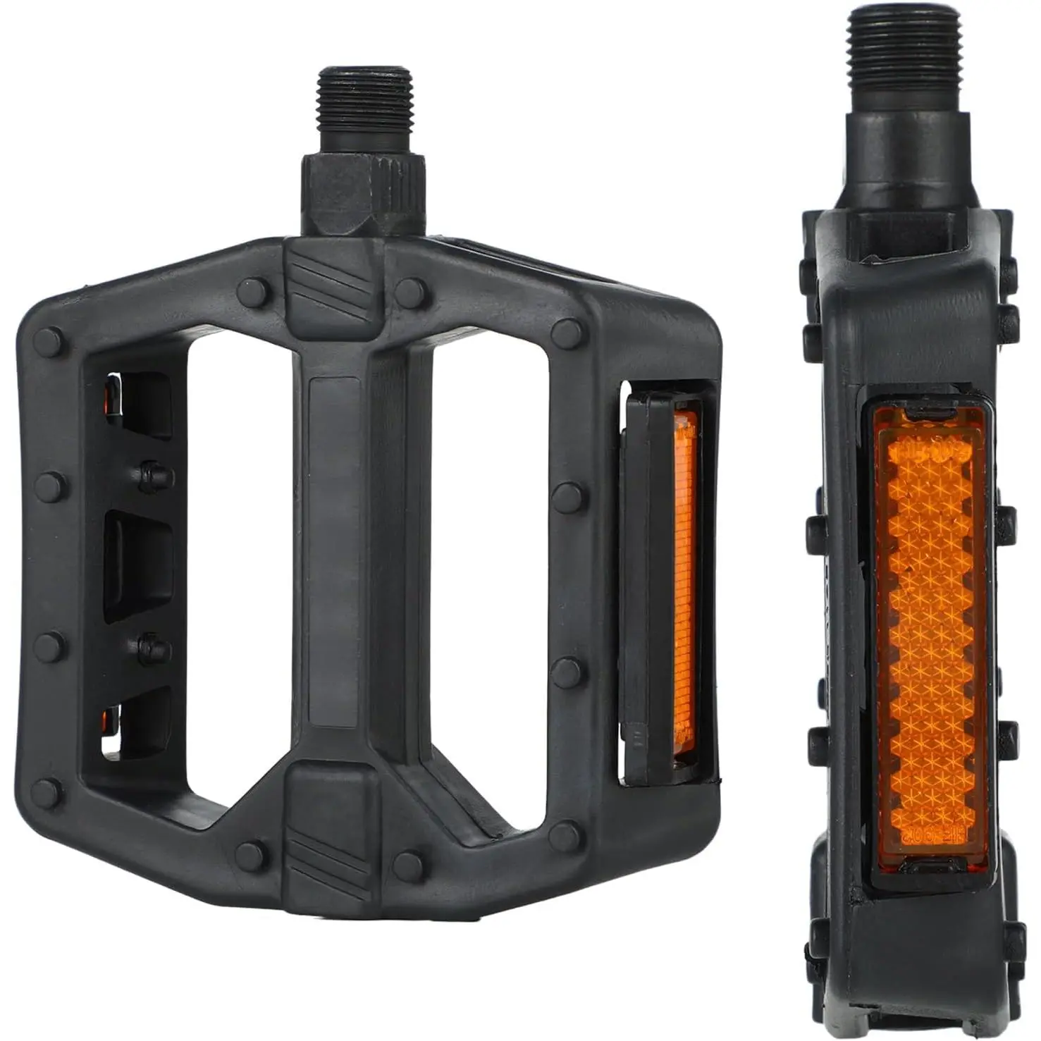 Pedals 9/16" Nylon Lightweight Non-Slip  Platform Pedals, Easy to Install, Fit  Adult Mountain Bikes MTB, Durable Design