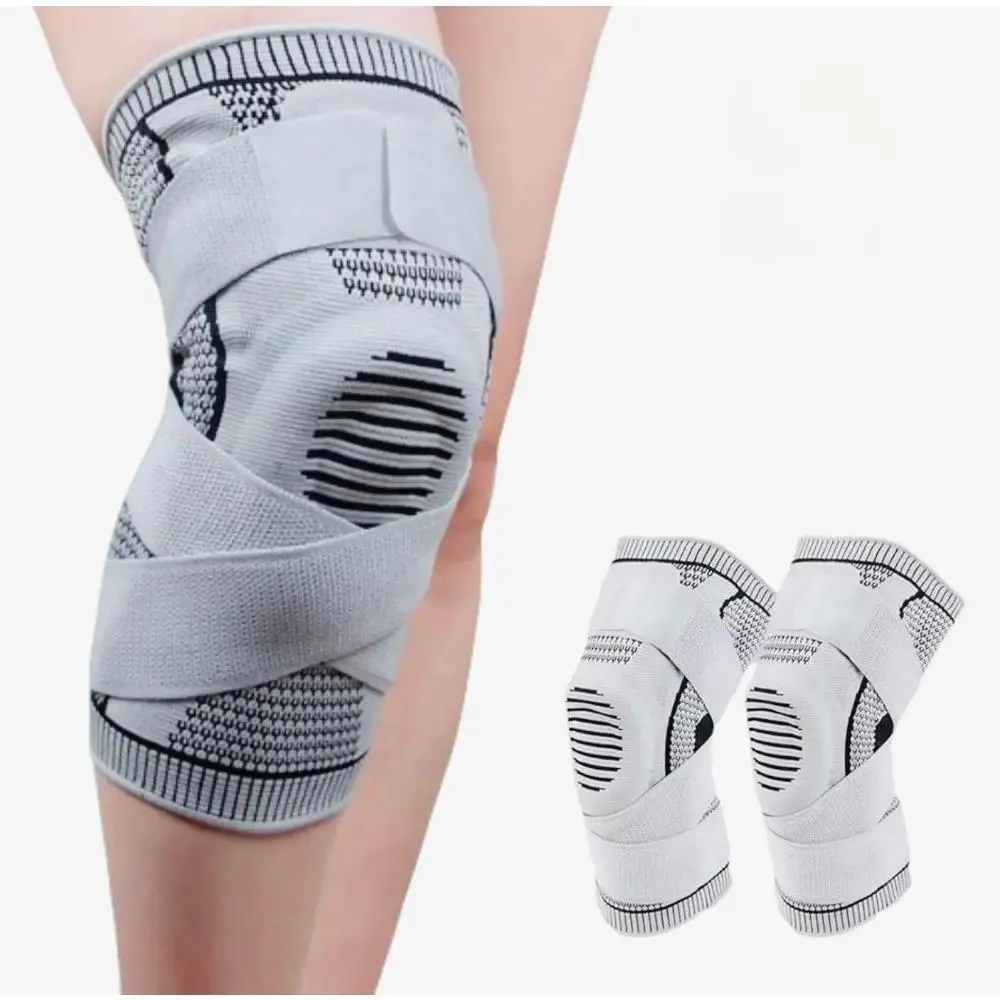 Unisex Adults 2-Pack Sports Knee Brace Protective Gear - Lightweight Stretch-Knit Compression Sleeves for Running, Basketball, Gym & Daily Walks