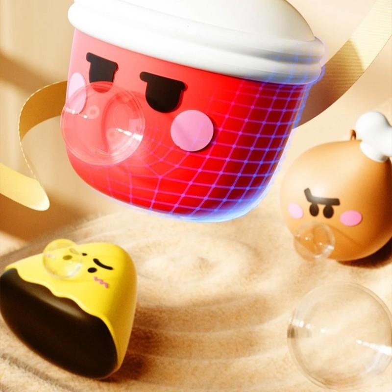 Cute Food Series Spitting Bubbles Squishy Squeeze Toys, Anxiety Stress Relief Sensory Antistress Toys, Fun Gift for Adults & Kids
