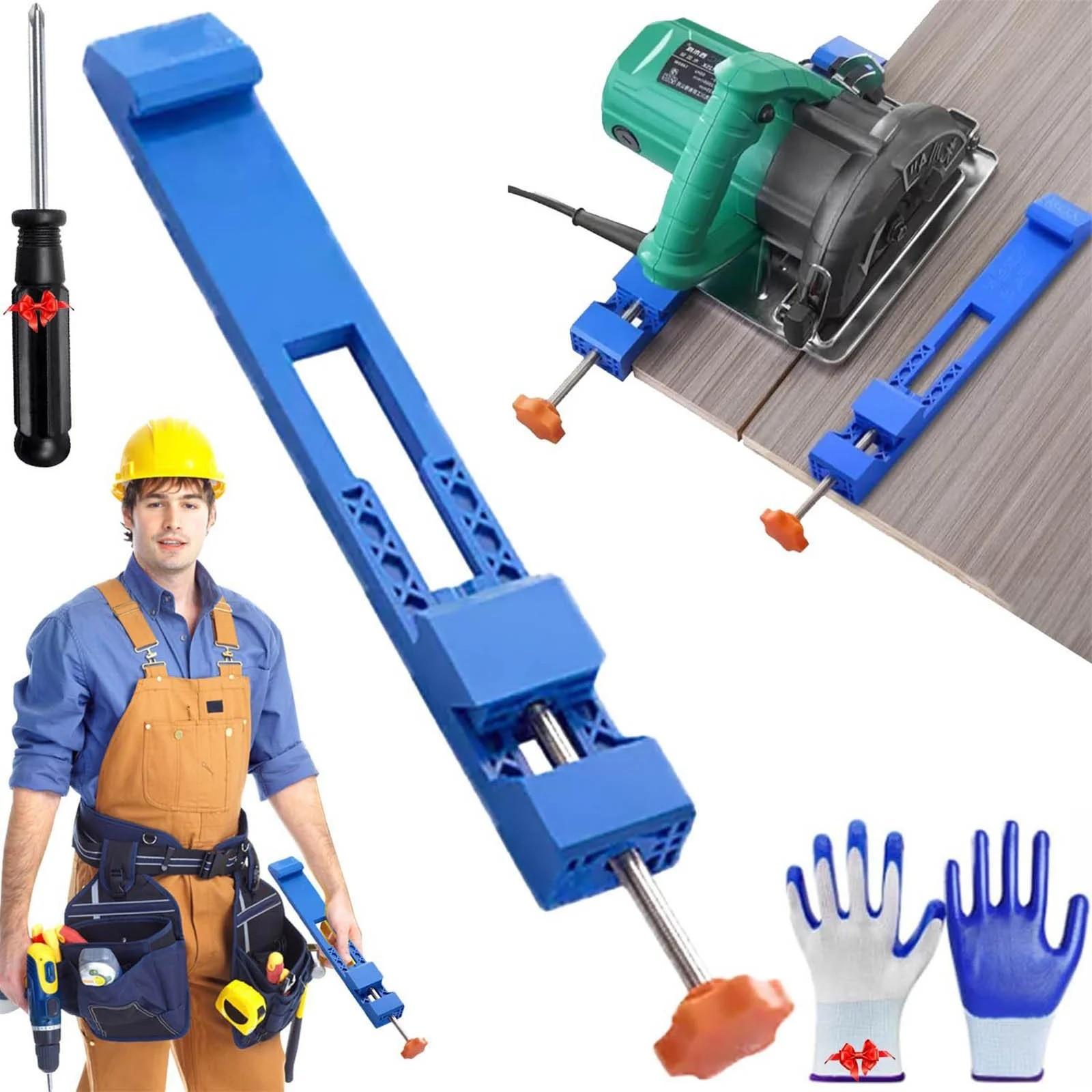 Adjustable Cutting Machine Base Guide, Electric Circular Saw Milling Positioning Clamp, Precision Wood Cutting Guide, Woodworking Tools, Specially Designed for Precision Cutting and Milling Tasks, Power Tools