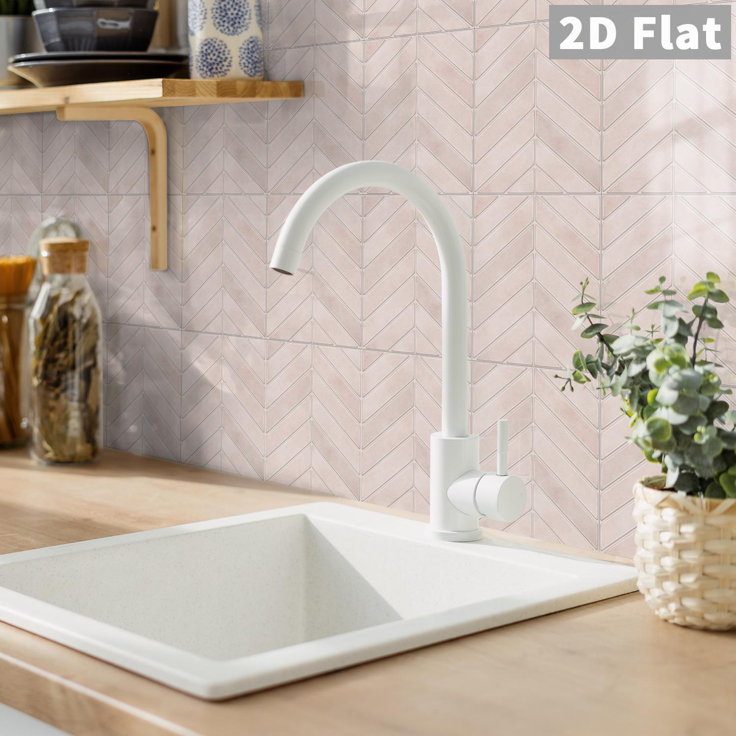 10 PCS/Box GST PE Crystal Foam Tile Stickers Light Pink Herringbone Waterproof Oil-Proof Anti-Collision Home Decor for Kitchen Bathroom Ceiling Tiles Old Wooden Boards