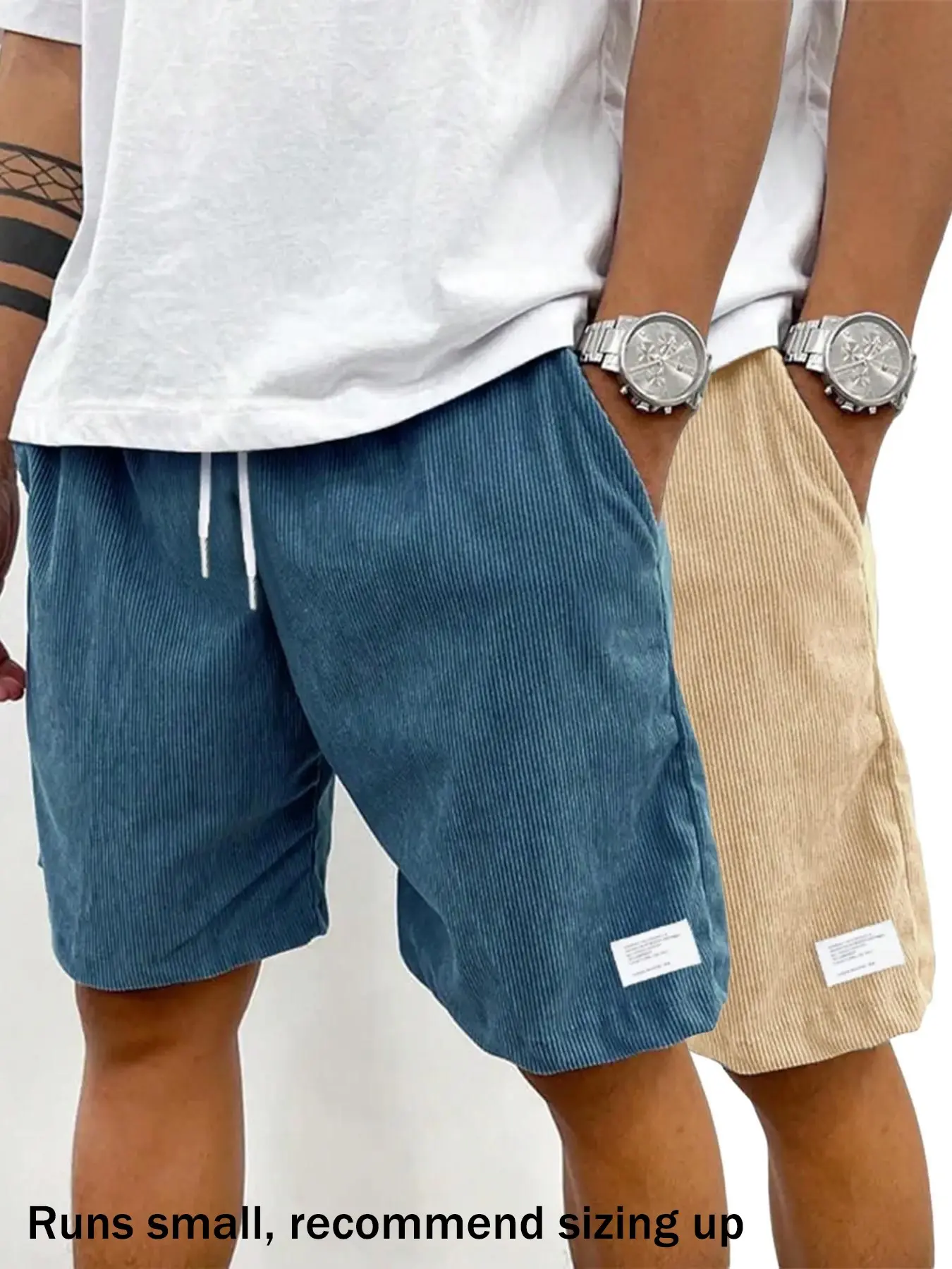 Apricot + Dark Navy Blue