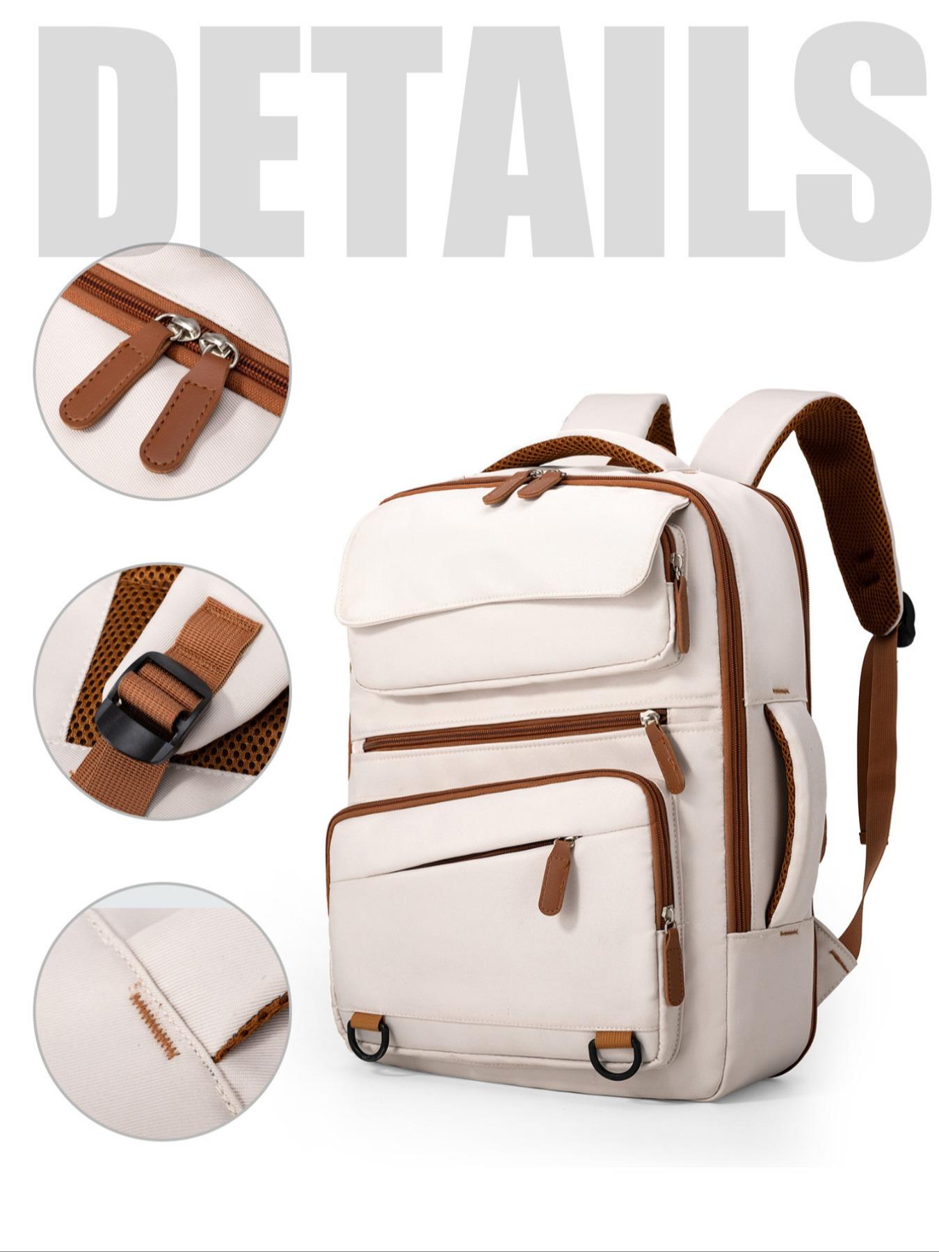 Large Capacity Expandable Backpack, Casual Lightweight Backpack, Airline Approved Carry-On Luggage, Durable and Lightweight Design, Perfect for Daily Use, School and Work