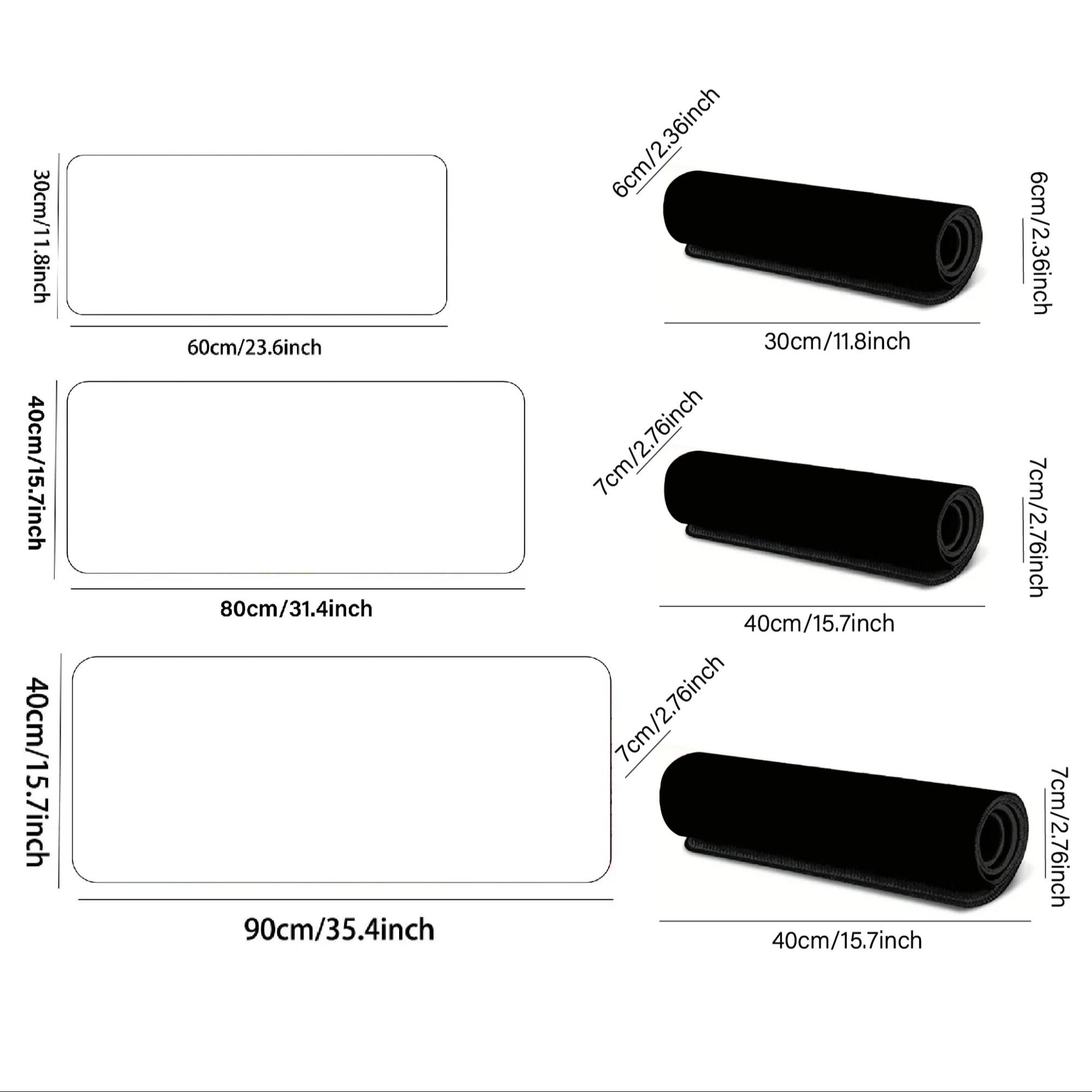 Creative Gesture & Cross Finger Pattern Extended Mouse Pad for Fall, Rectangle Gaming Keyboard Mouse Pads with Stitched Edge, Keyboard Pad, Work Desktop Accessories, Aesthetic, Vintage, Extended Mousepad