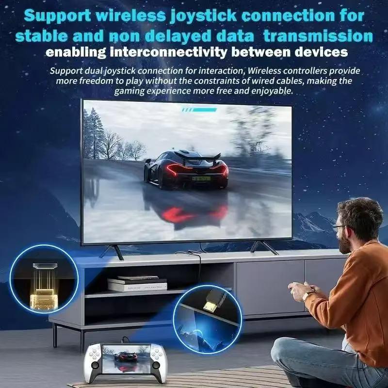 2026 New Sf3500 Upgrade Handheld Video Game Console, Portable Gaming Host, 5-Inch IPS Full HD Screen, 3000mah Long Battery Life, Ideal for Gamers, Handheld Game Consoles, Handheld Games Console