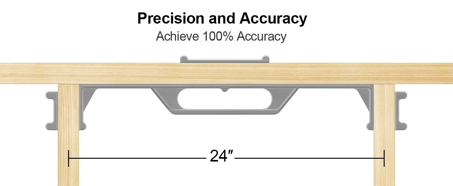 AltitudeCraft 12″/16″/24″ Precision Stud Layout Tool for Quick, Accurate Framing - Ideal for Construction & Home Projects