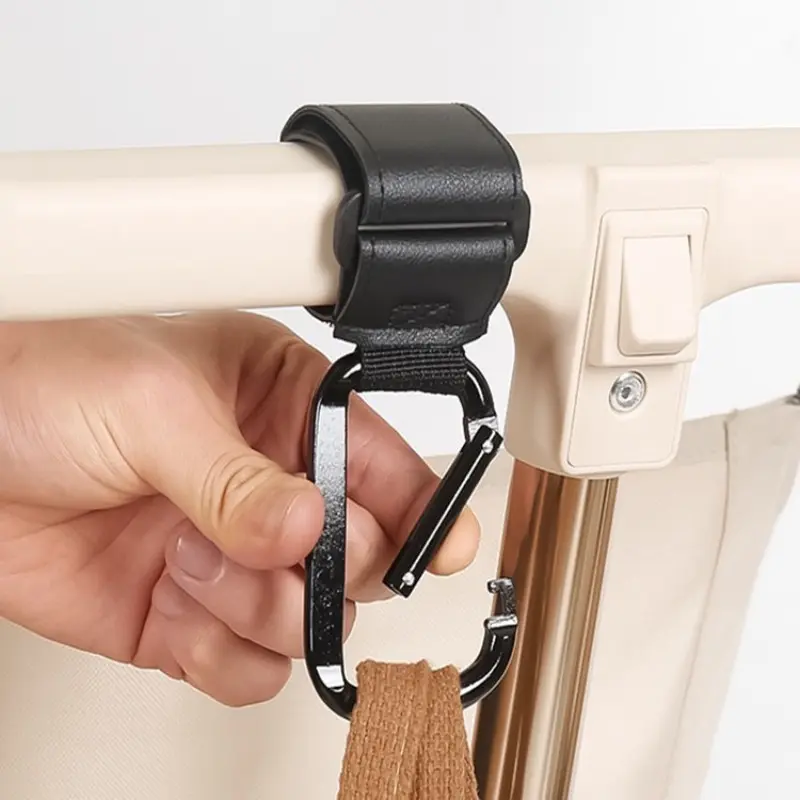 Baby Stroller Hook, Metal Storage Hook for Baby Pushchair, Essential Stroller Accessories for Parents, Durable and Convenient Design