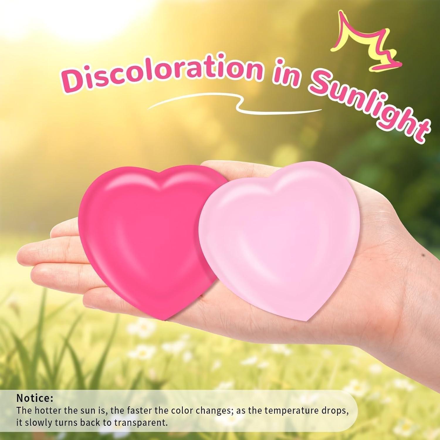 Heart-Shaped Stress Balls Set, Soft Sensory Toys for Anxiety Relief, Perfect Birthday Gift for Adults, Relaxing Squeeze Toy