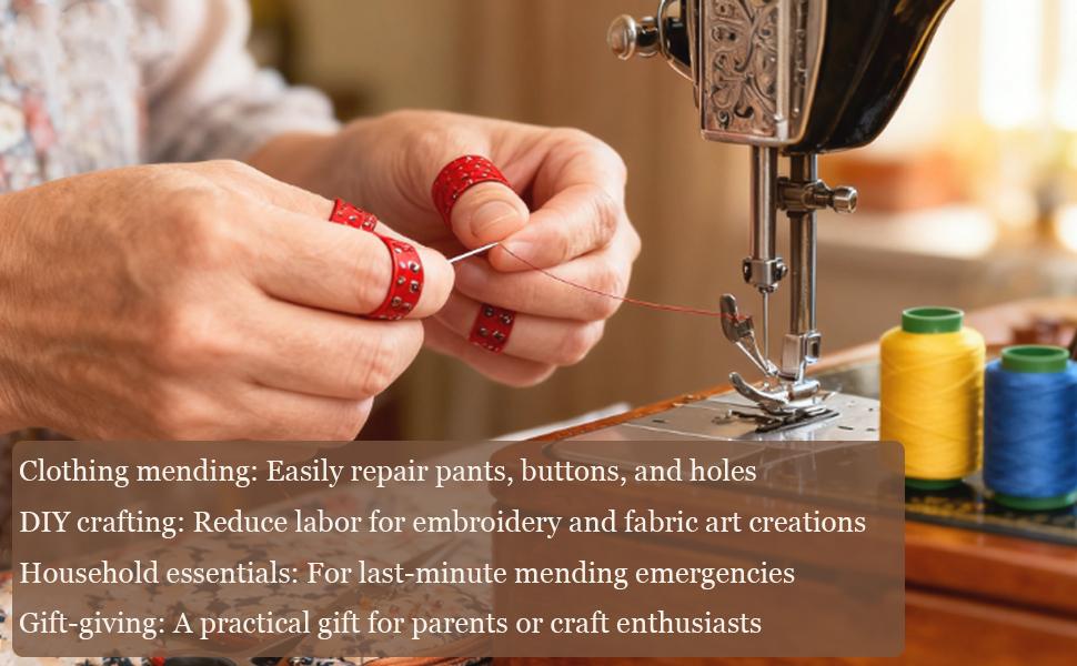 Large-Eye Steel Sewing Needle Set, Stainless Steel Hand Sewing Needles, Portable DIY Handcraft Kit, Suitable for Crafters (34-Piece Set)