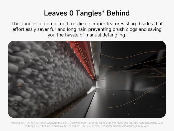 DREAME H12 Pro FlexReach Vacuum Mop, Wet Dry Vacuum Cleaner, 0 Tangle Cordless Vacuum Mop All-in-One for Hard Floors, 180° Lie-Flat Floor Cleaner Machine with 194°F Hot Self-Cleaning, 50Mins Runtime