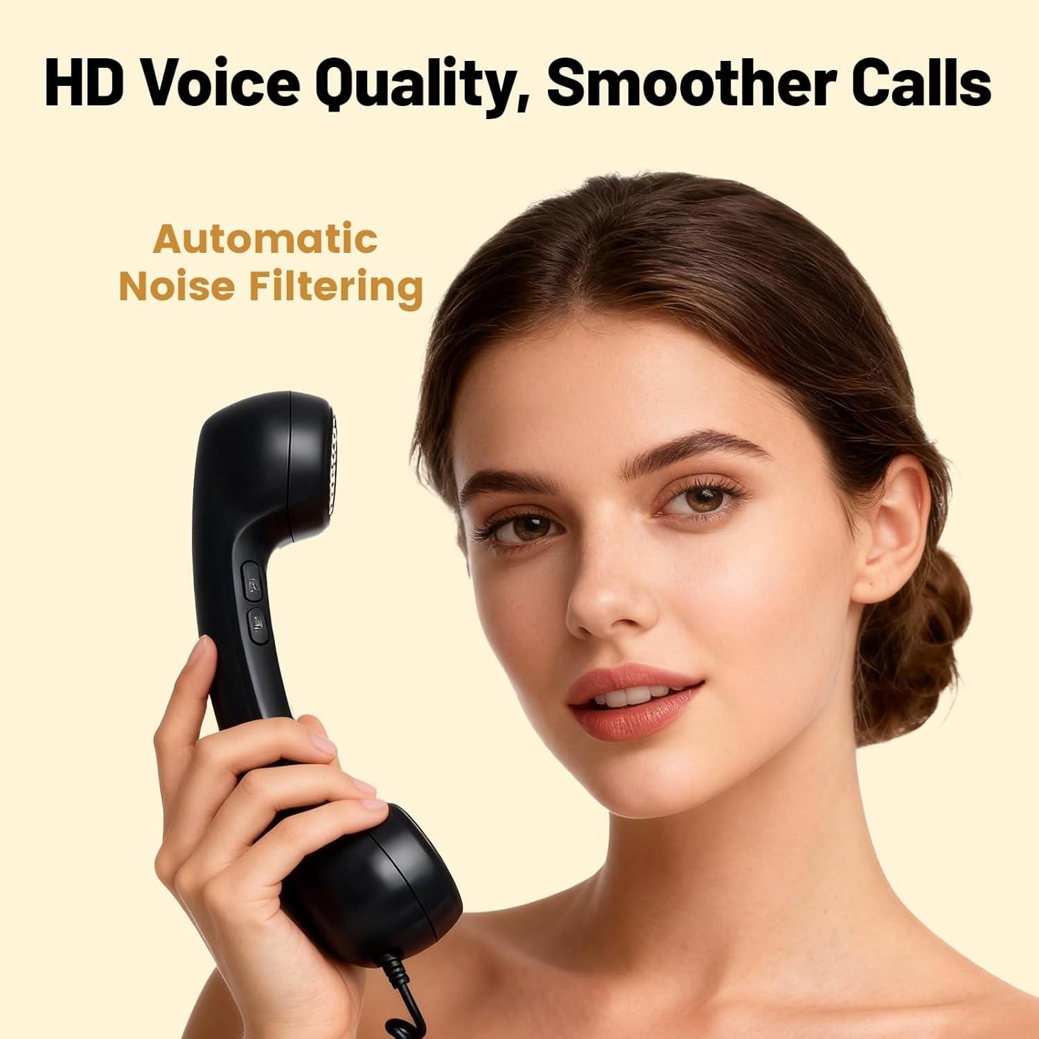 New Type-C Direct Plug Phone, Retro Silent, No Converter Needed, External Call Earpiece, Ergonomic Design, Vibrant Colors, Portable Mini Audio, Headset