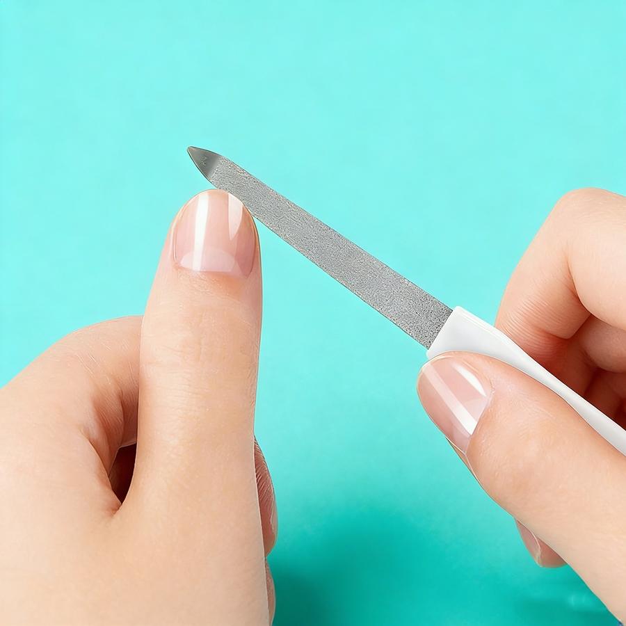 High Quality Professional Nail Files, 10pcs Double-Sided Metal Tools Ideal for DIY Nail Art and Pedicure Care