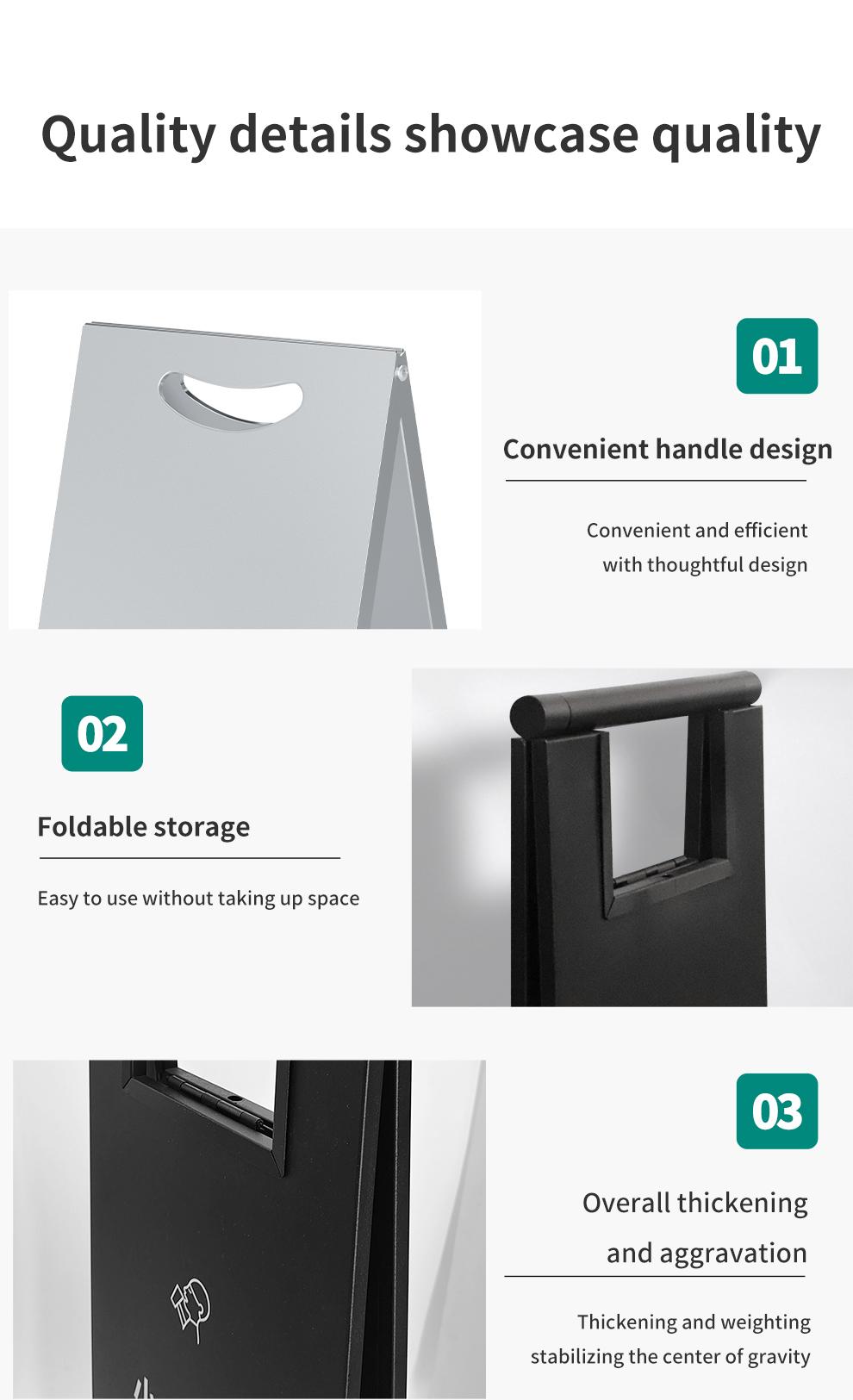 Metal Wet Floor Caution Sign, Durable Fade Resistant; Custom No Parking Sign, Maintenance Warning Sign for Commercial Use