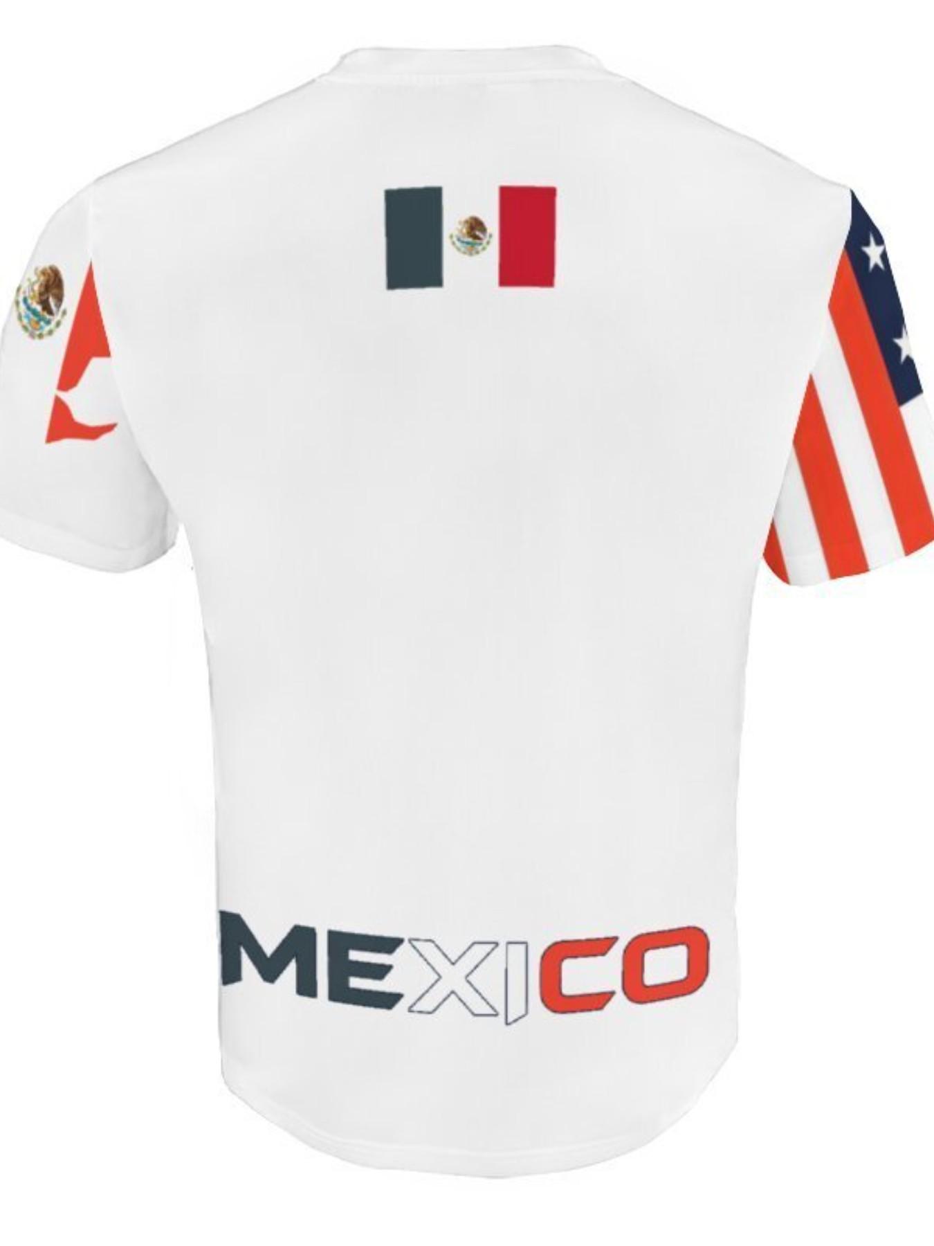 Unisex geometric pattern soccer jersey, elastic fabric sportswear, casual all-season wear, outdoor sports and games World Cup soccer jersey