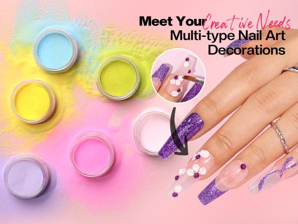 【Blossom Series】Morovan Acrylic Nail Kit : Blossom Pro for Beginners with Everything - Complete Nail Kit Set Professional Acrylic with Everything Acrylic Nail Starter kit Acrylic Nail Supplies Gifts for Women Girl