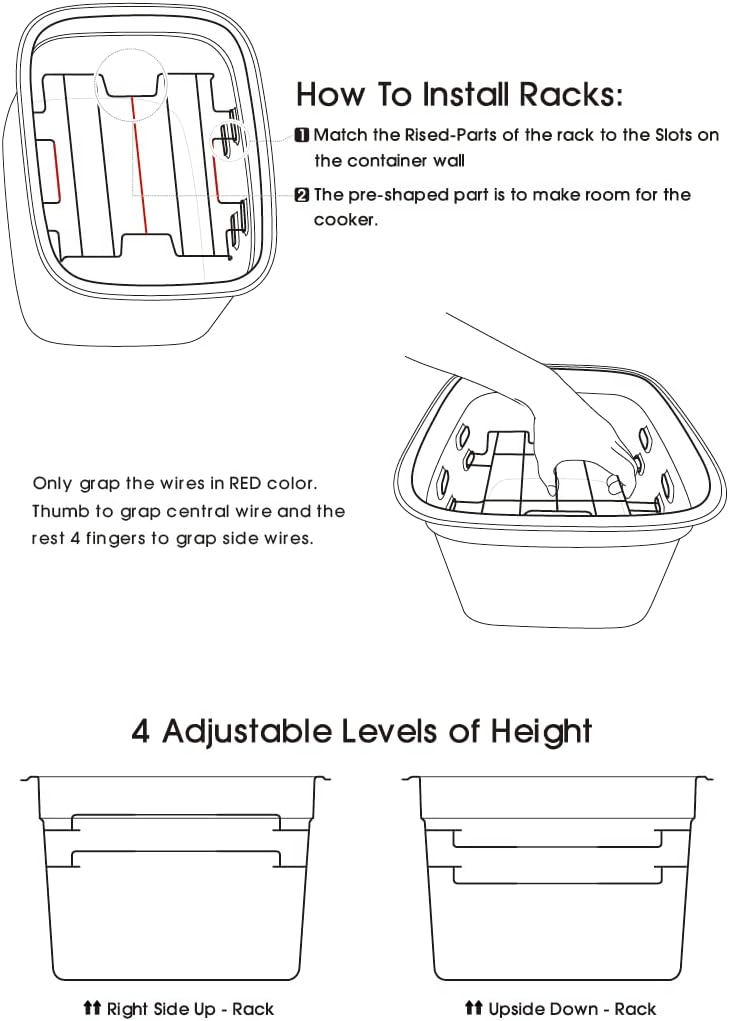 EVERIE 12QT Oval Plastic Sous Vide Container Pot, Kitchen Gadgets with Collapsible Insulated Hinged Lid, Removable Rack, Compatible with Anova Nano AN400/AN500-US00, Instant Pot (EVC-1202-Nano) EVERIE 12QT Oval Plastic Sous Vide Container Pot, Kitchen Gadgets with Collapsible Insulated Hinged Lid, Removable Rack, Compatible with Anova Nano AN400/AN500-US00, Instant Pot (EVC-1202-Nano)